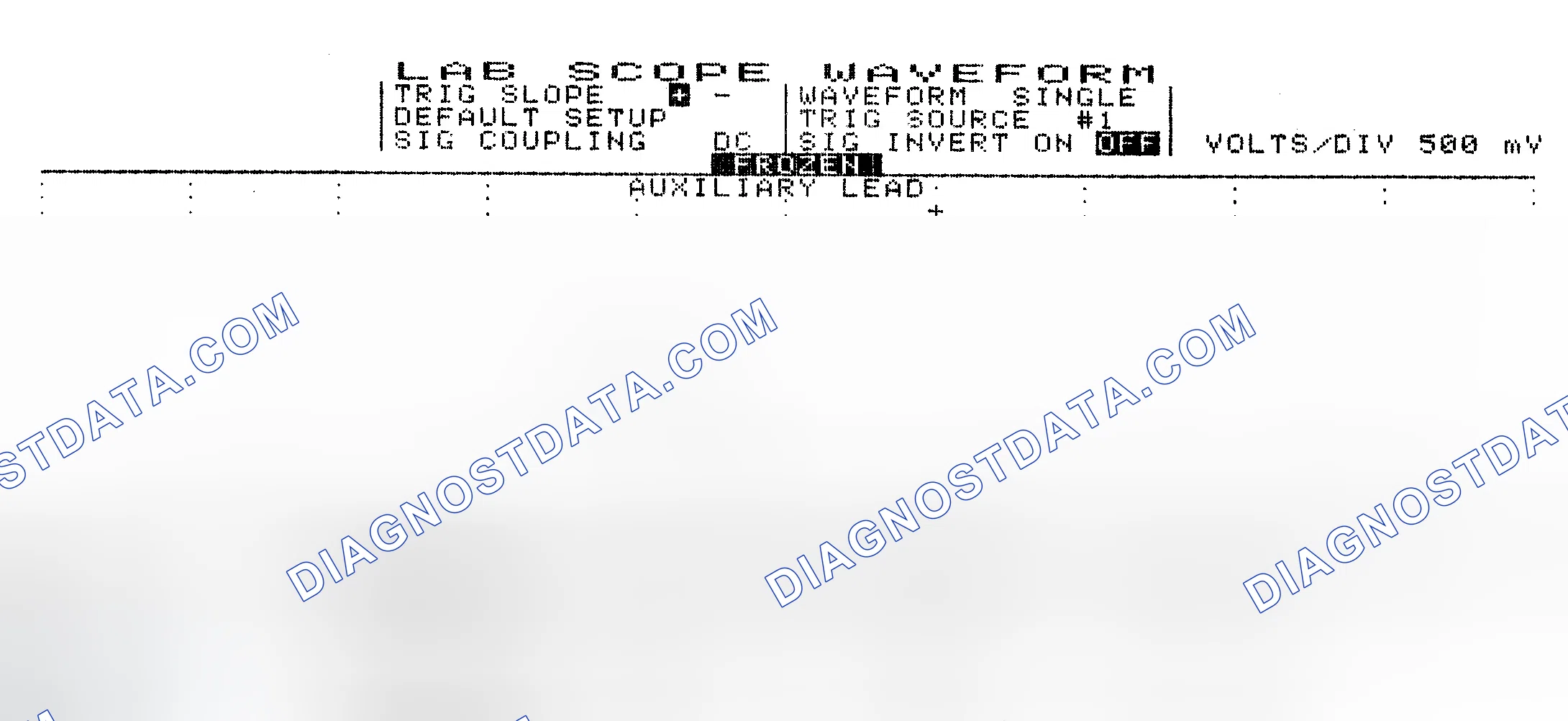 Scheme 10: Single Injector w/Excessive Current Flow - Current Pattern
