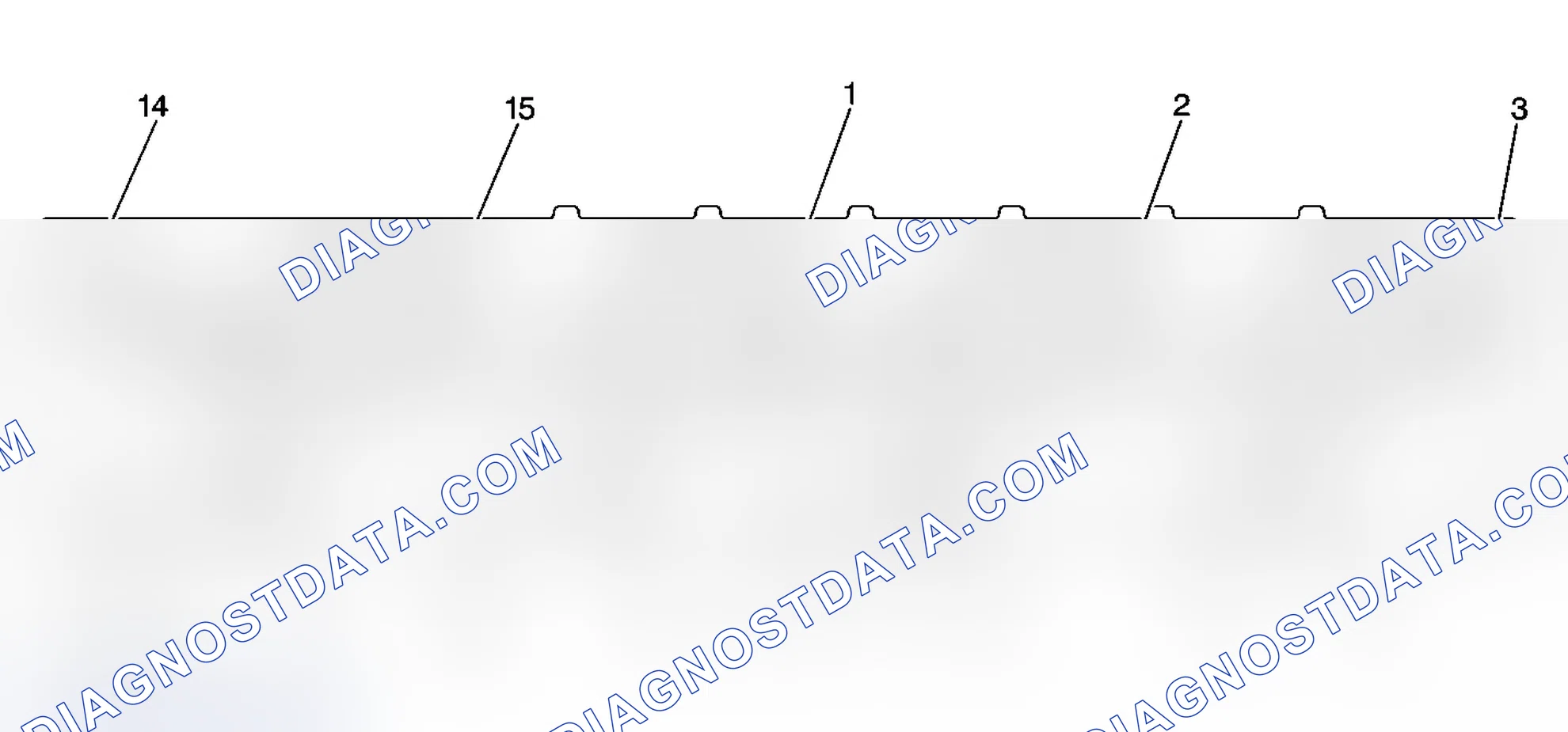 Scheme 80: Cylinder Head - Exhaust Manifold Deck View