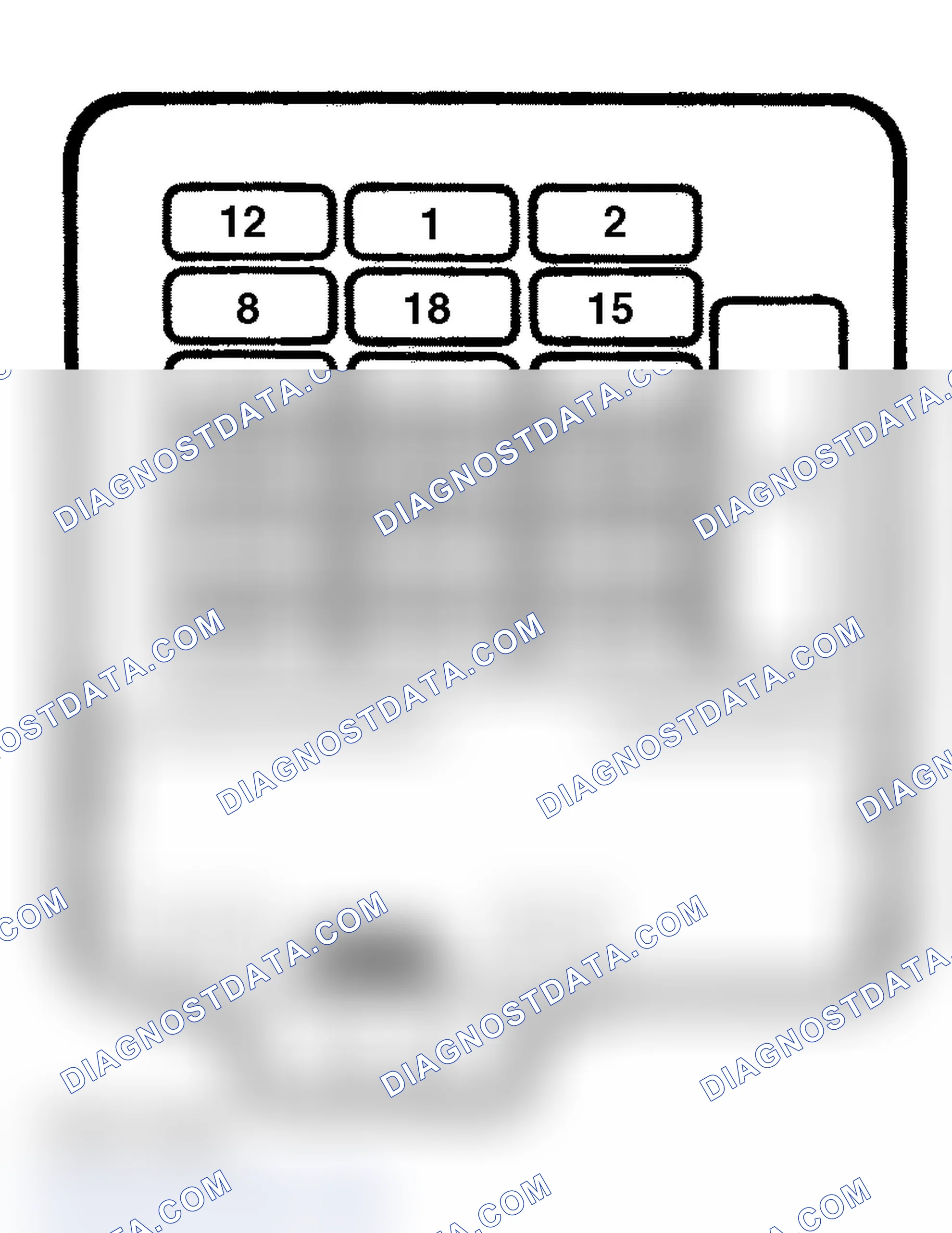 Scheme 7: INSTRUMENT PANEL FUSE IDENTIFICATION (1989-90)
