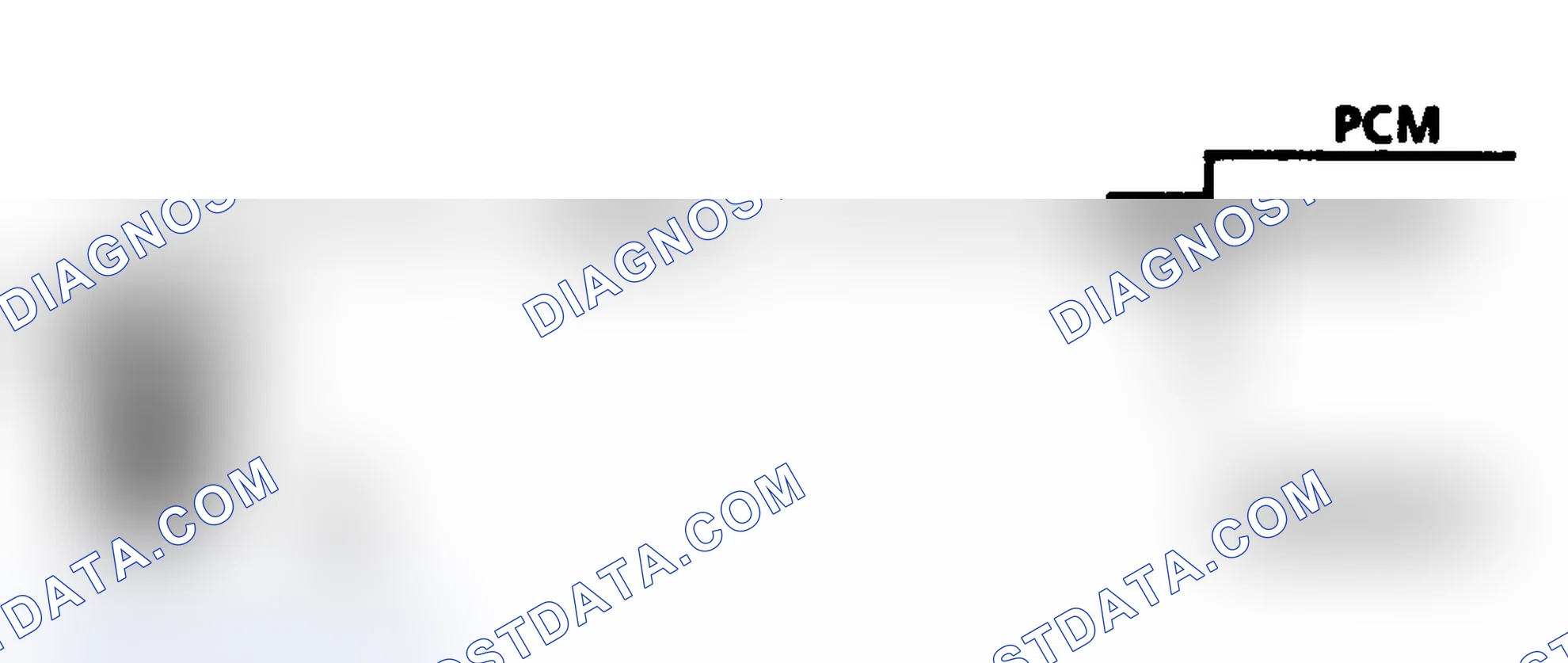 Scheme 97: Code 43 Schematic (4.3L) Knock Sensor Without Spark Module (Single Sensor)