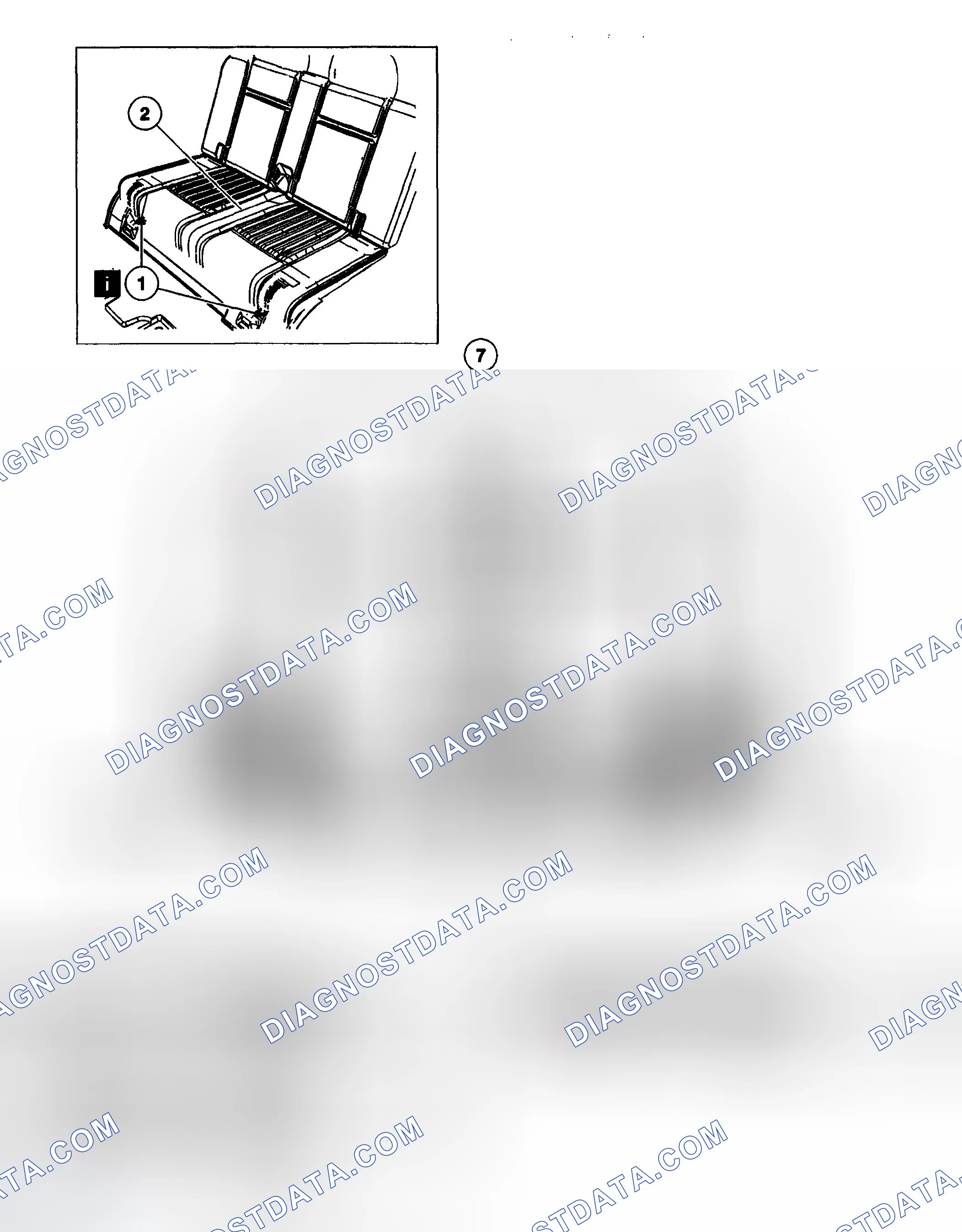 Scheme 180: Rear Seat - Third Row