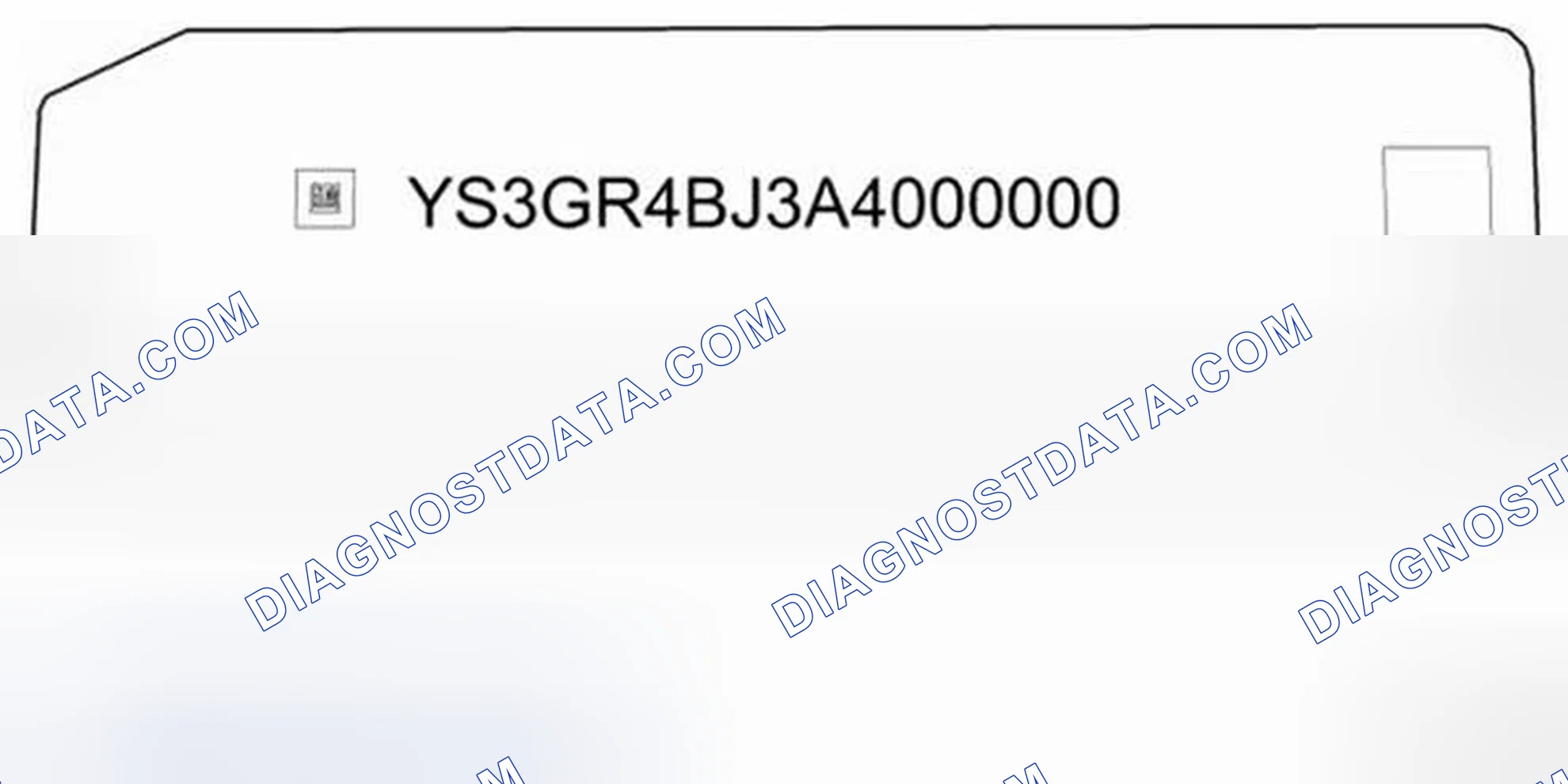 Scheme 43: Vehicle, Engine and Transmission ID and VIN Location, Derivative and Usage