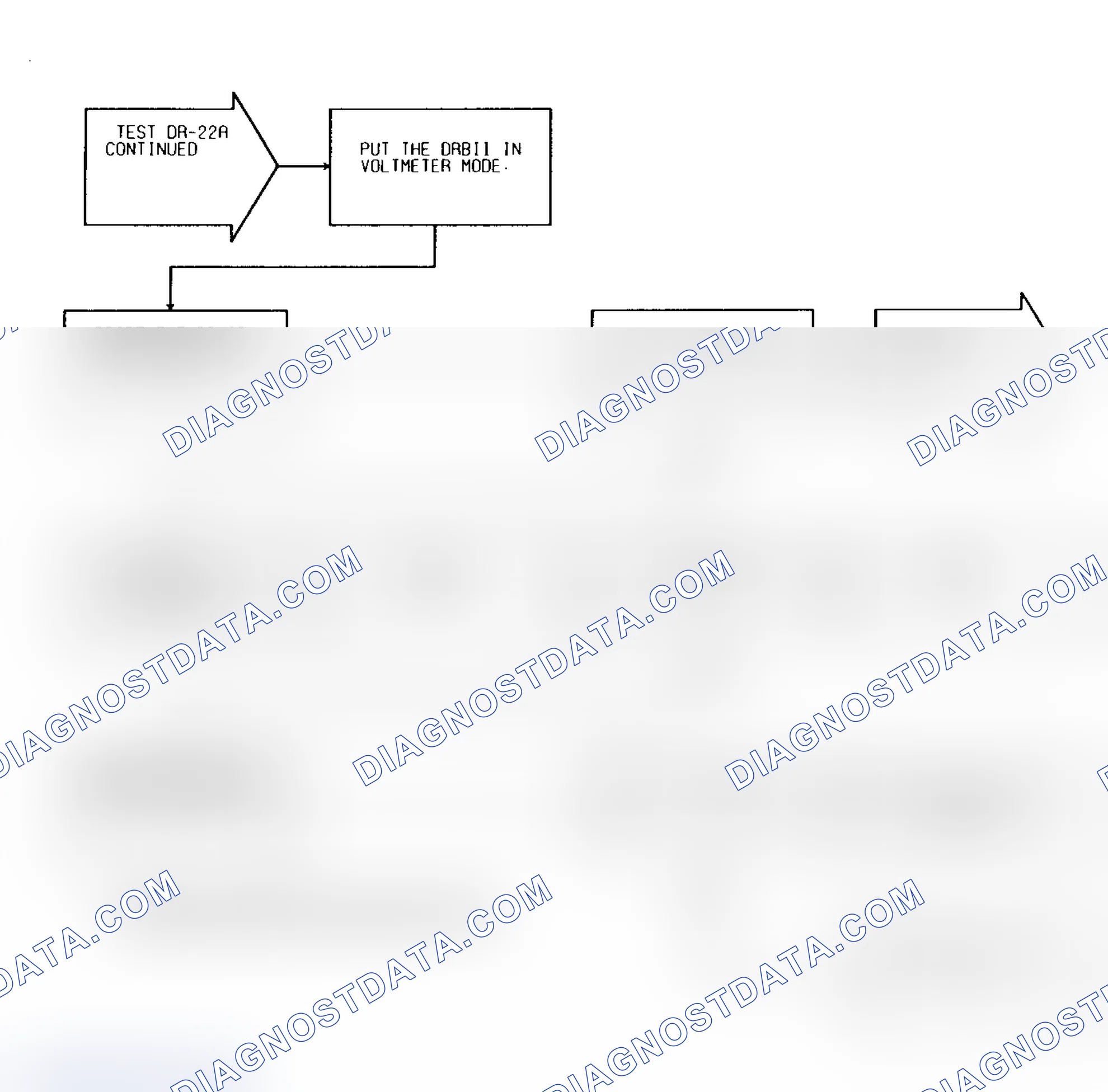 Scheme 473: Test DR-22A Code 33, Diagnostic Flow Chart (2 of 3)