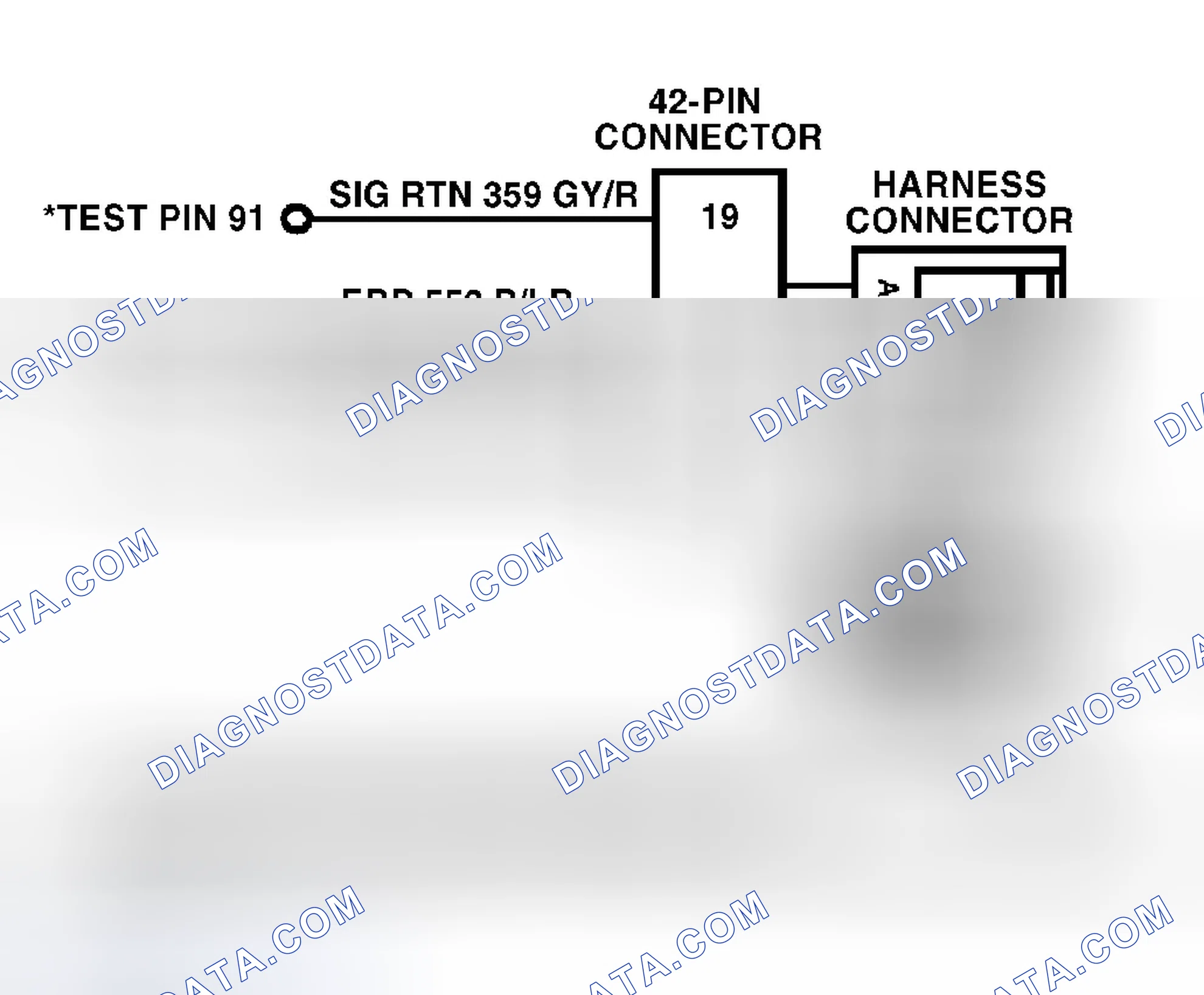 Scheme 286: Exhaust Backpressure Sensor Circuit & Connector Terminals