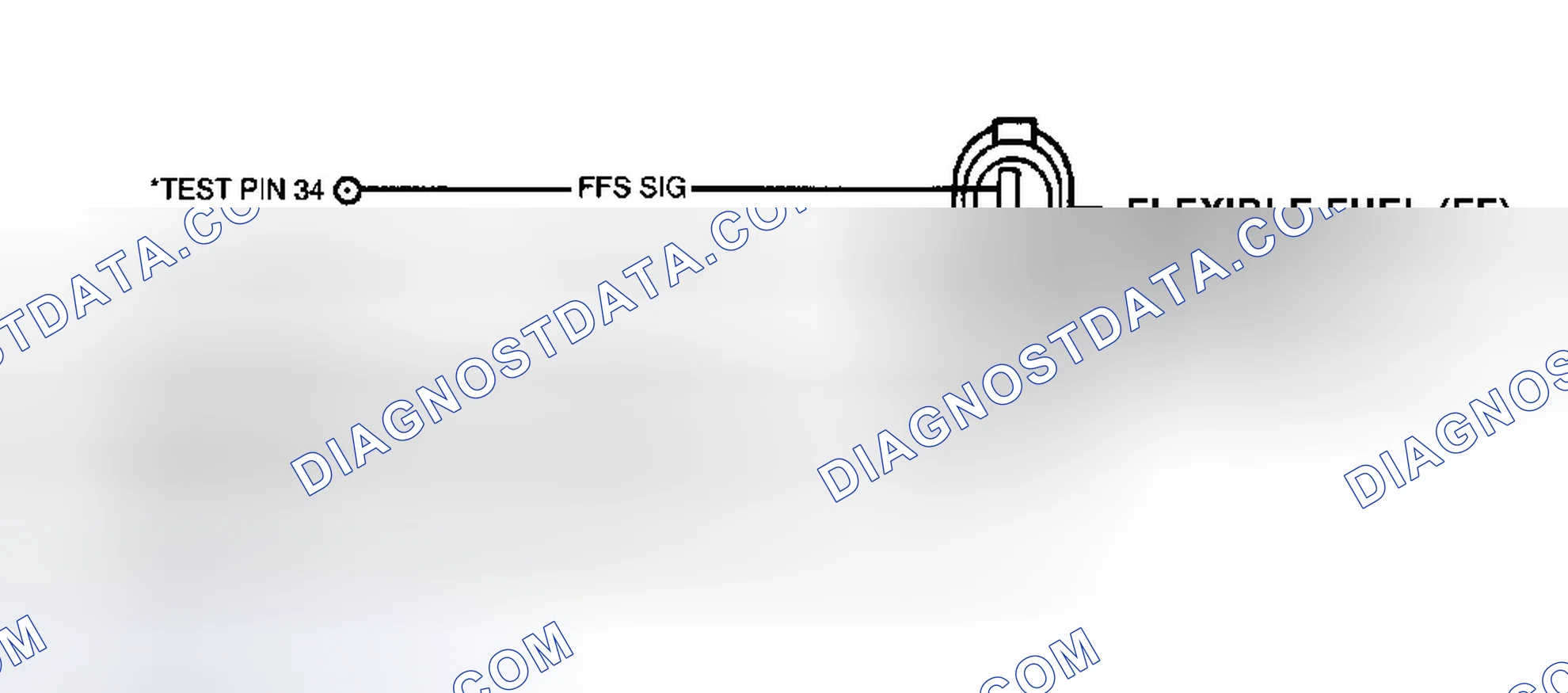 Scheme 12: Identifying Flex Fuel Test Circuit & Connector Terminals