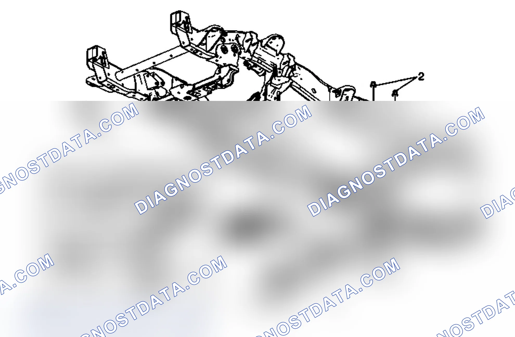 Scheme 12: Transmission Support Crossmember Replacement (2WD 2500 Series)