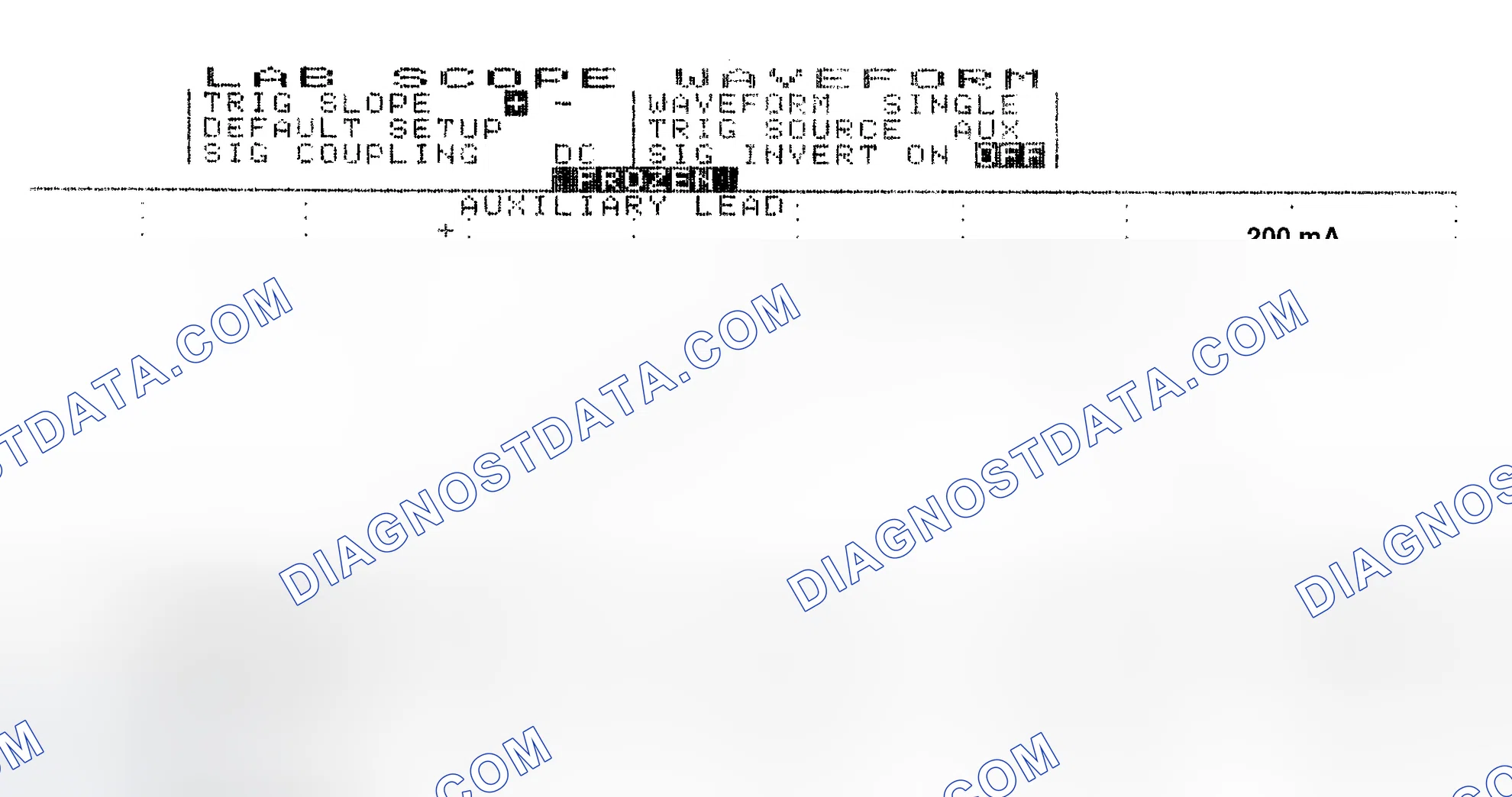 Scheme 13: Single Injector w/Normal Current Flow - Current Pattern