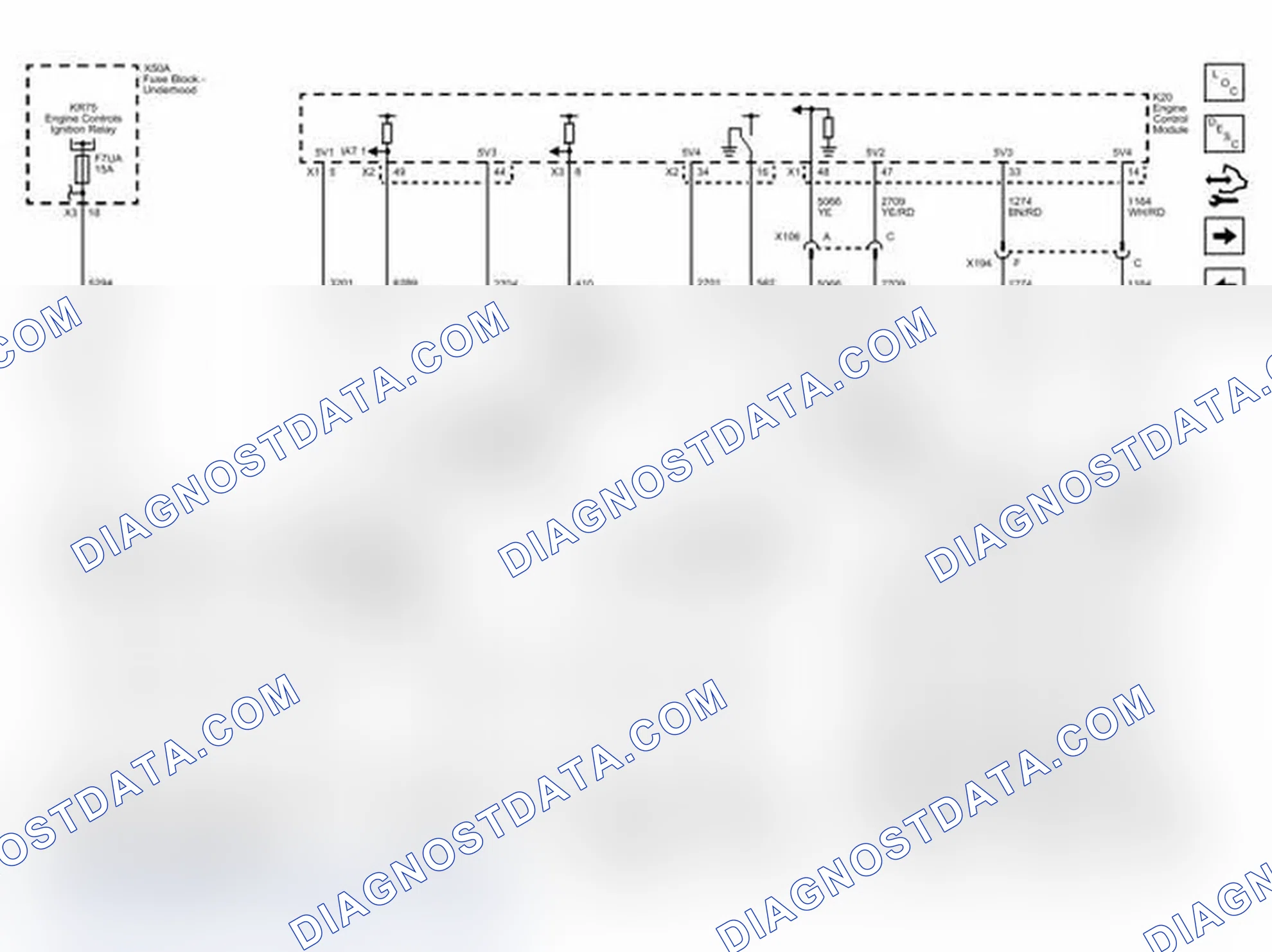 Scheme 48: Engine Data Sensors - Pressure, Temperature, and Throttle Controls