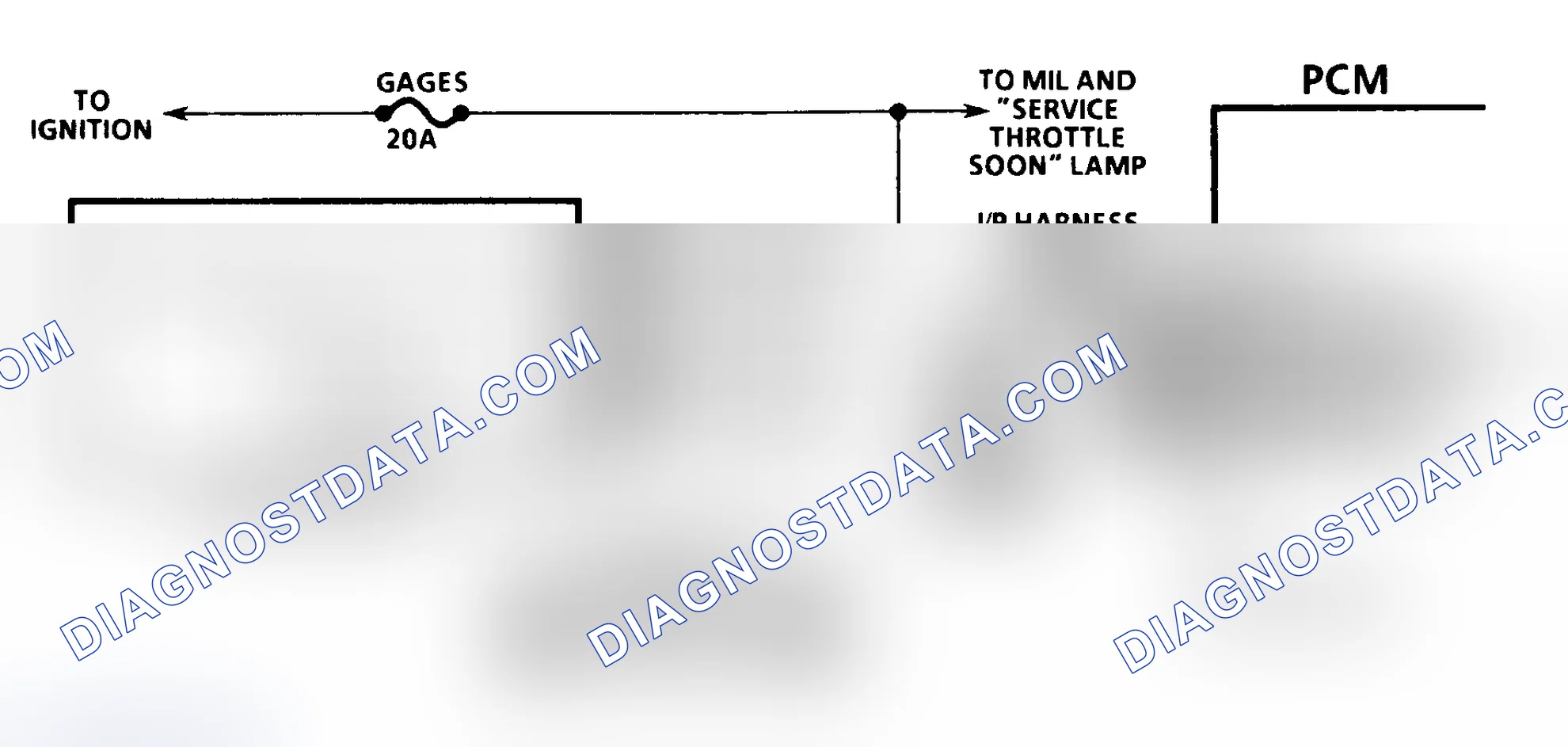 Scheme 364: DTC 71 Schematic ("C" & "K" Series) Set/Coast Switch Fault