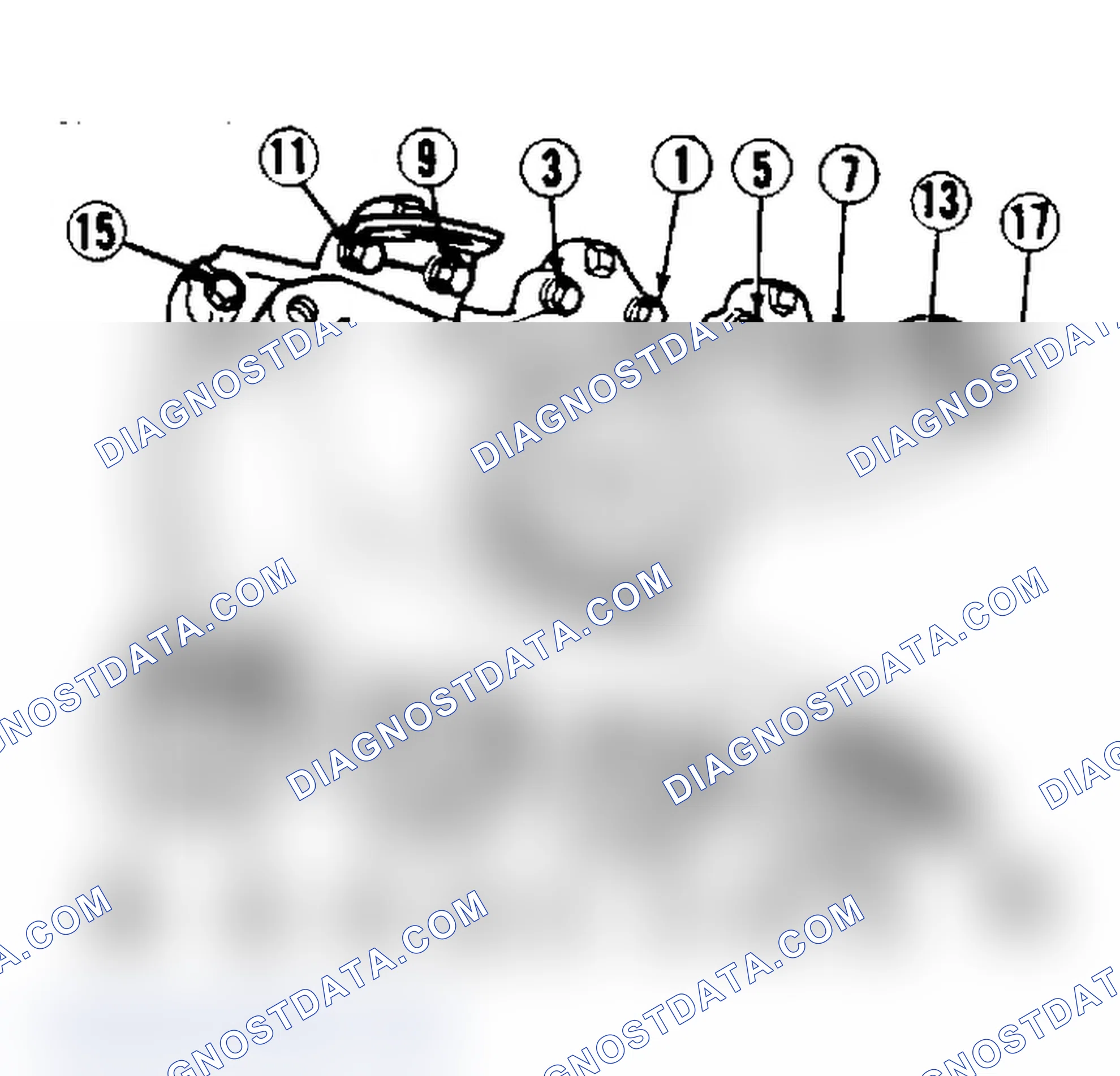 Scheme 64: Intake Manifold Tightening Sequence Tighten bolts progressively to 24 ft. lbs. (33 N.m)