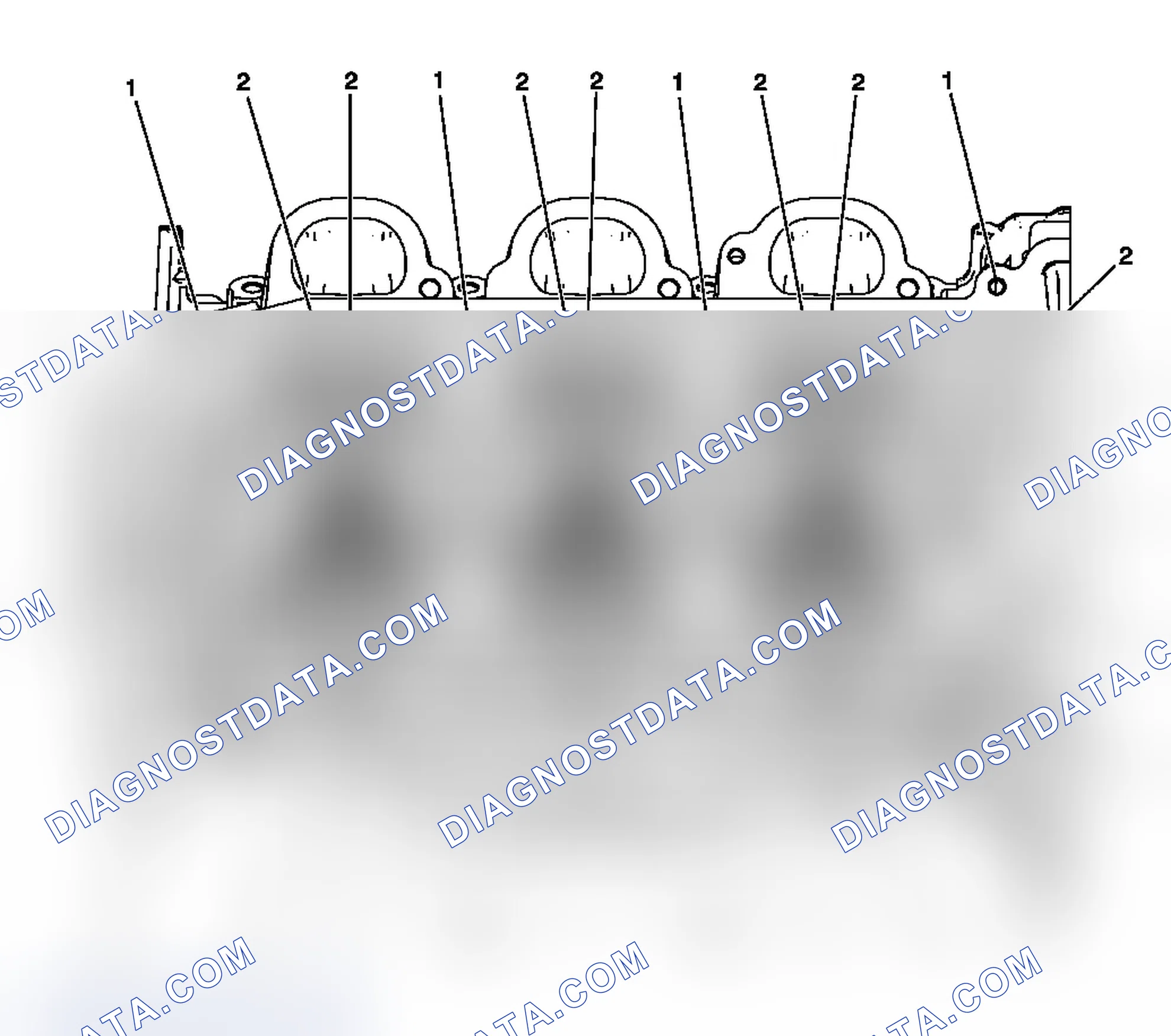 Scheme 73: Right Cylinder Head Camshaft Cover Face