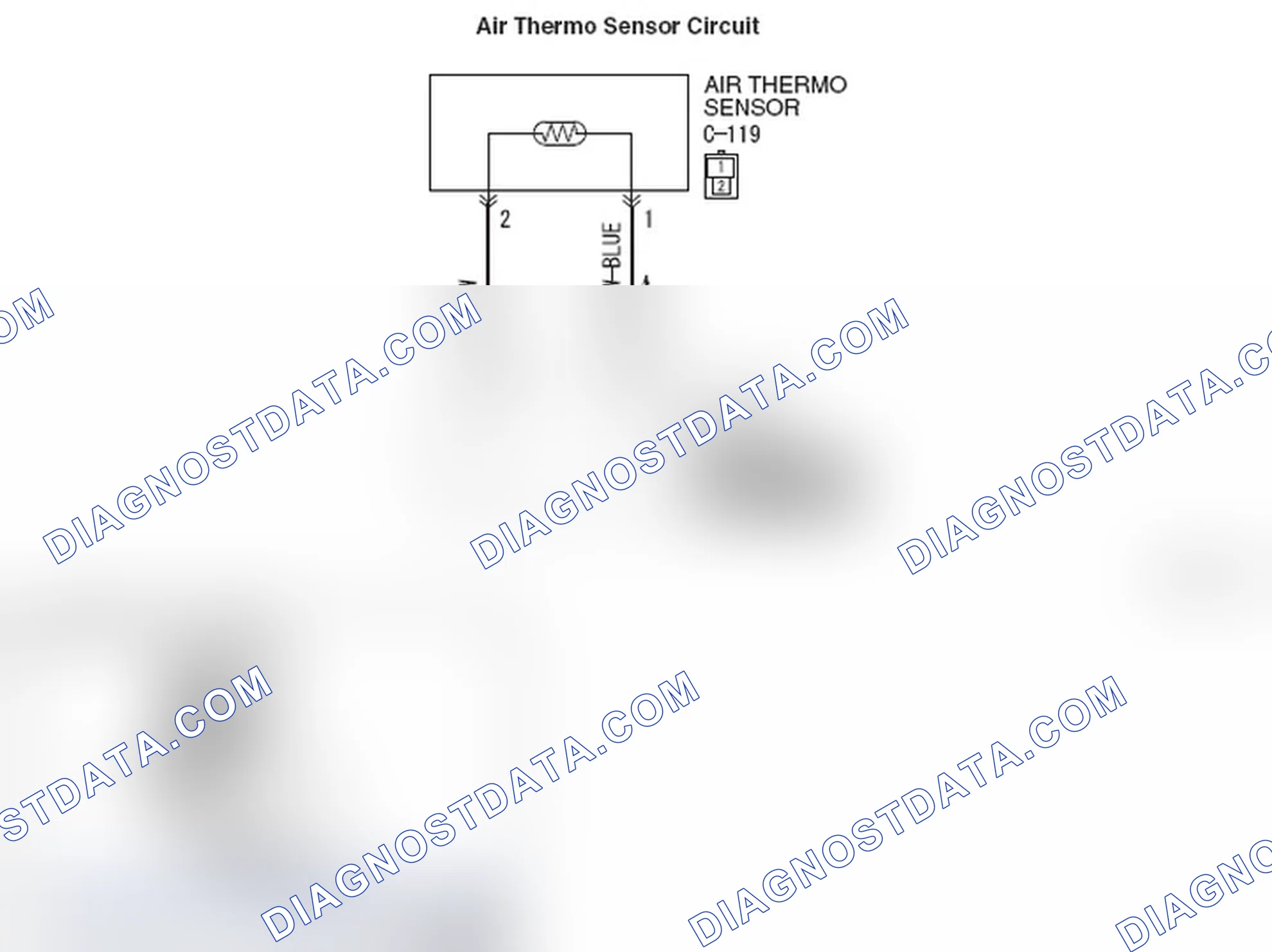 Scheme 12: DTC B1031, B1032: Air Thermo Sensor System < Vehicles with A/C >