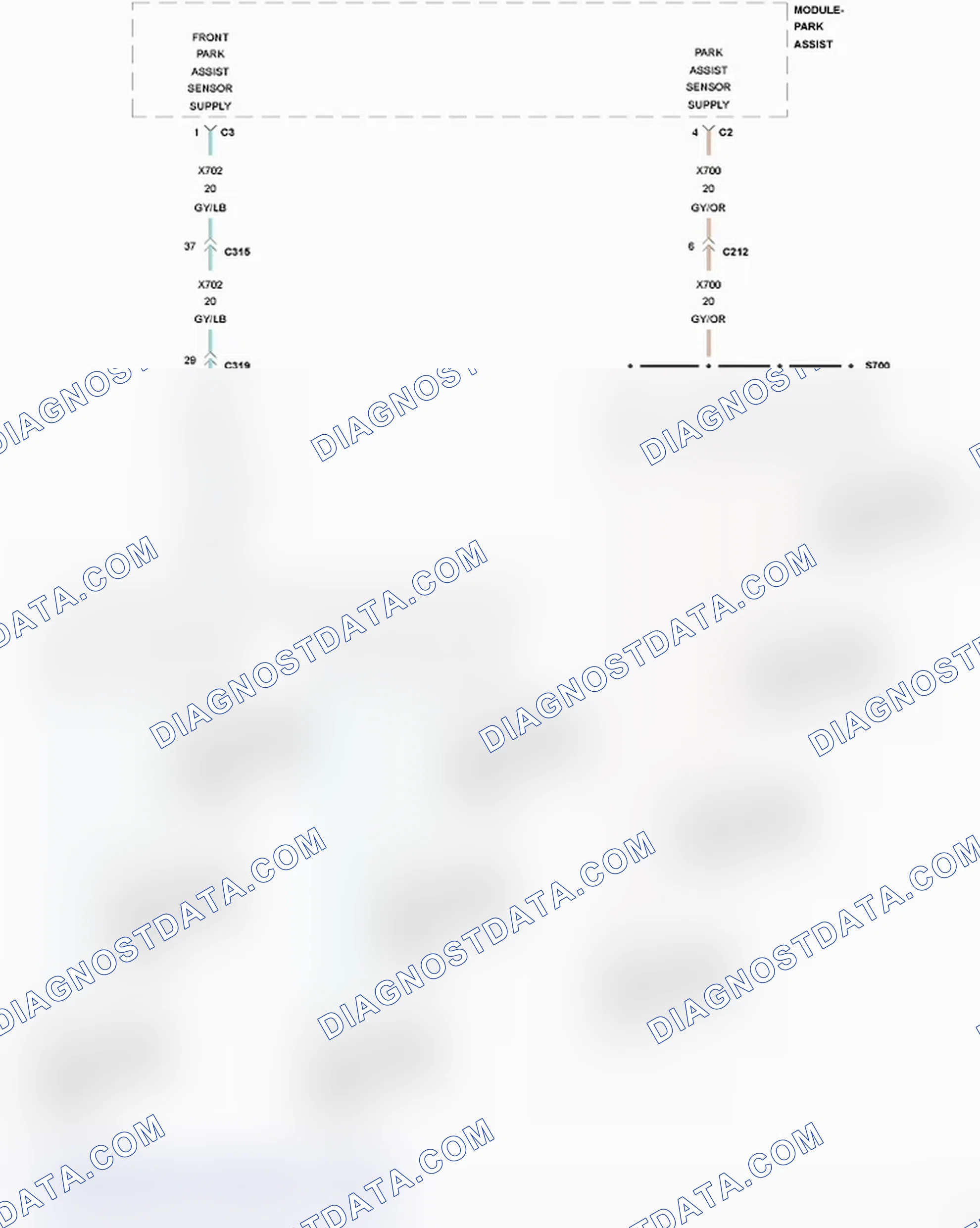 Scheme 67: B2128-16-SENSOR SUPPLY VOLTAGE-CIRCUIT VOLTAGE BELOW THRESHOLD