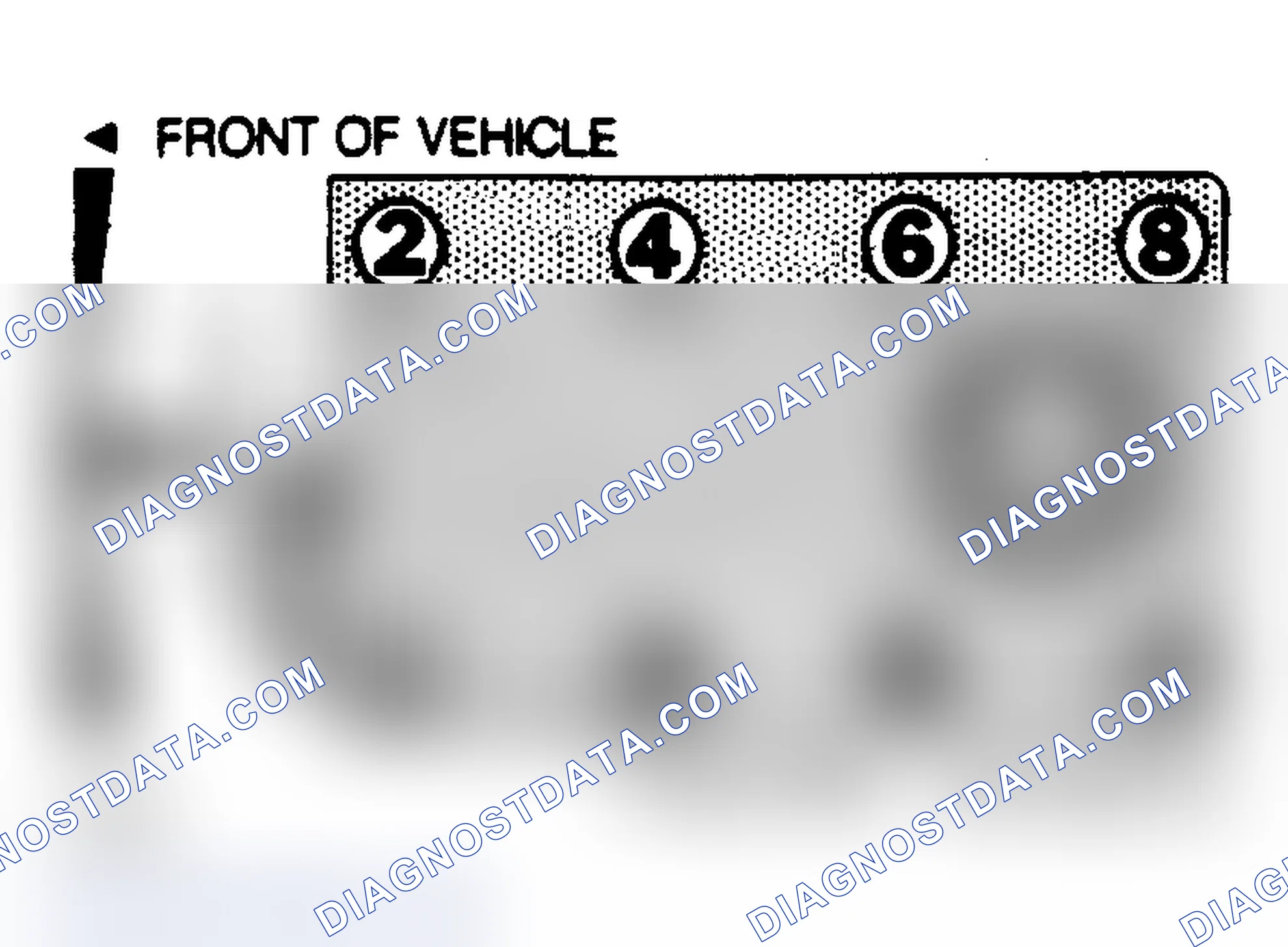 Scheme 2: 5.0L (VIN E, F, G & H) & 5.7L Firing Order & Timing Marks