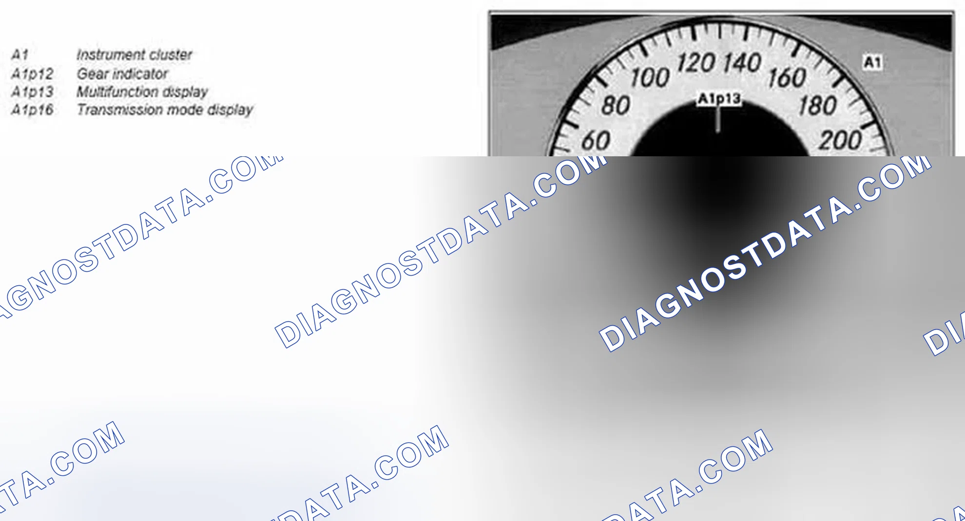 Scheme 186: Automatic transmission (AT), driver information - GF27.10-P-0001-02NT