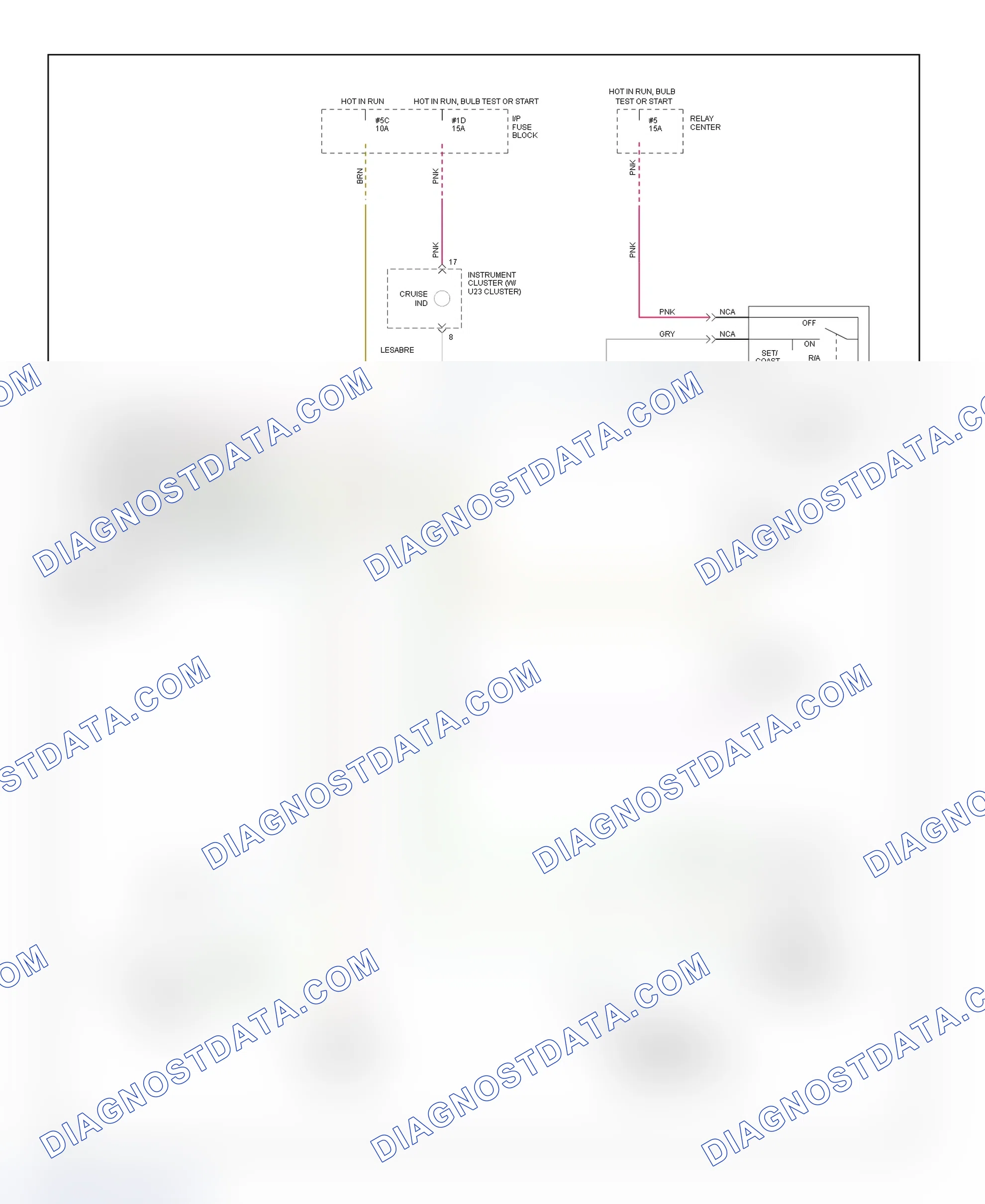 Fig. 1: Cruise Control System Wiring Diagram