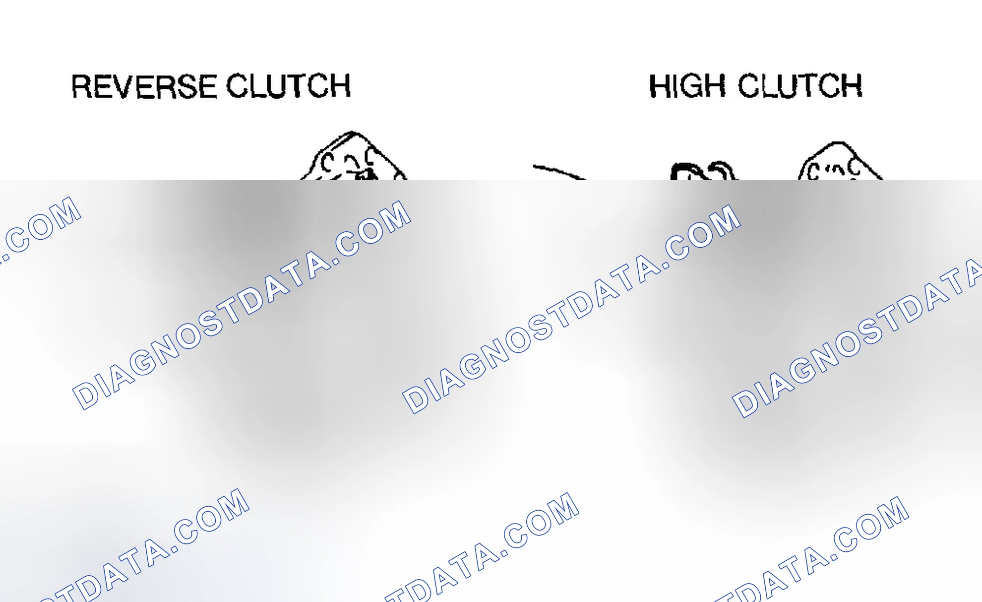 Scheme 342: REVERSE CLUTCH PISTON AND HIGH CLUTCH PISTON DISASSEMBLY NOTE