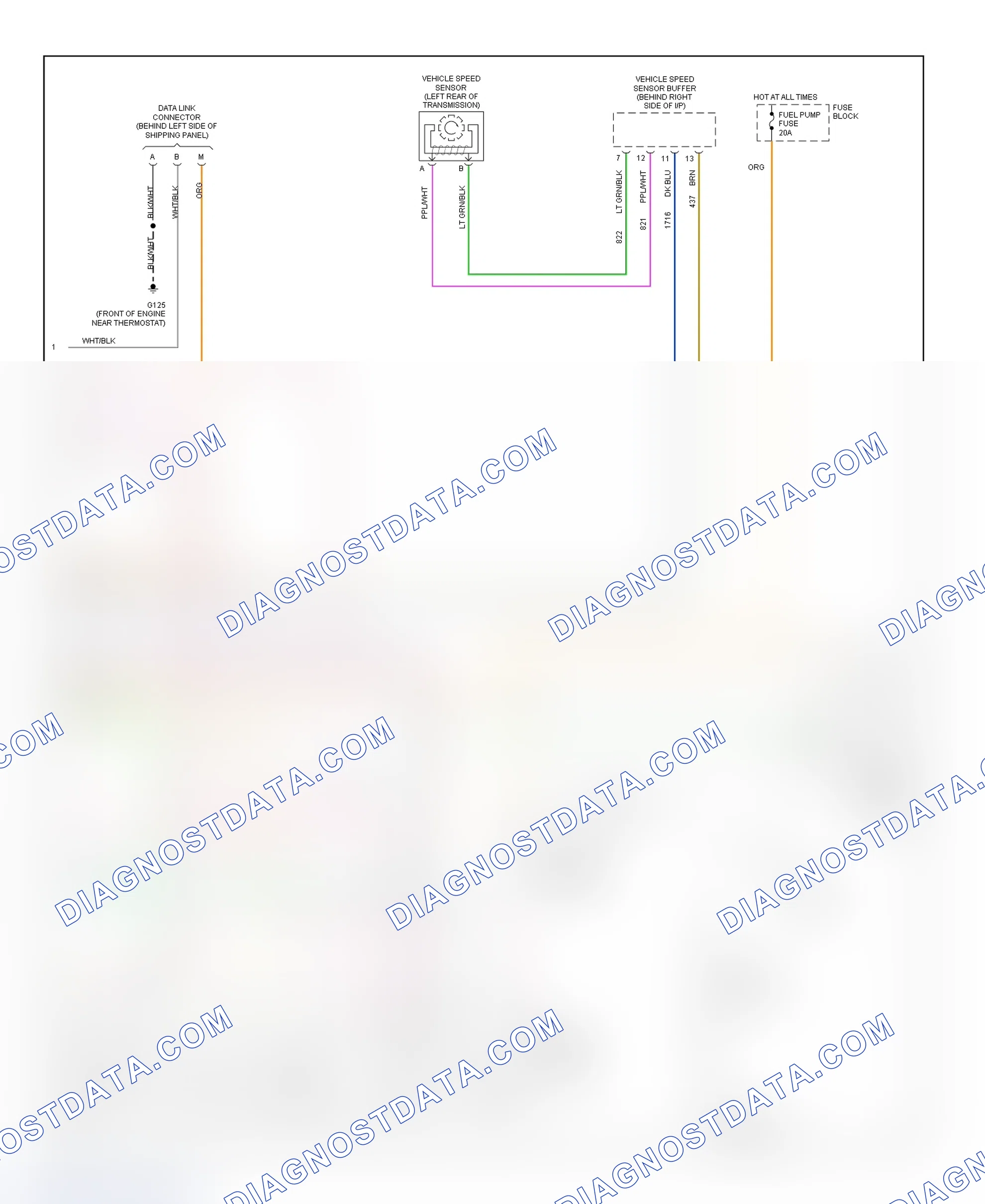Scheme 390: Wiring Diagram ("P" Series - Cutaway - 7.4L - 3 Of 3)
