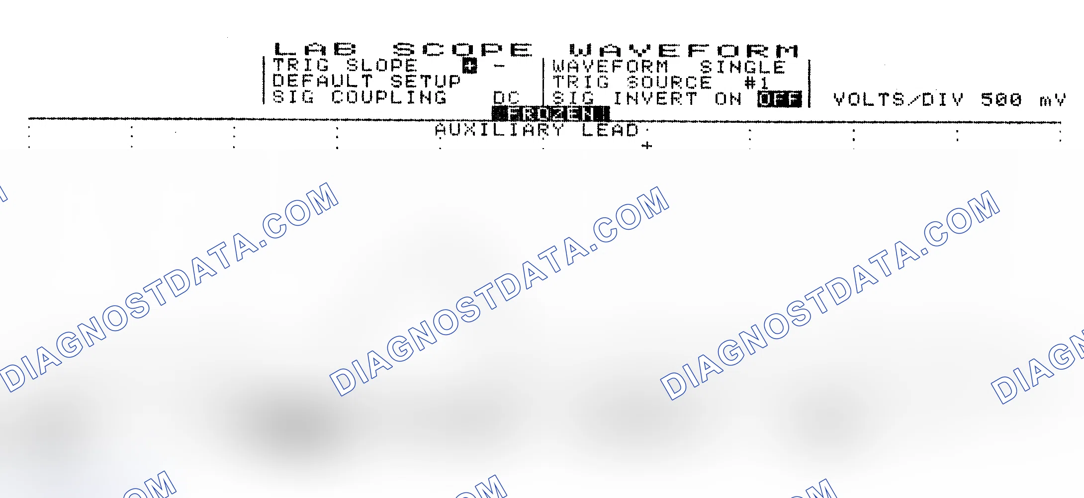Scheme 10: Single Injector w/Excessive Current Flow - Current Pattern