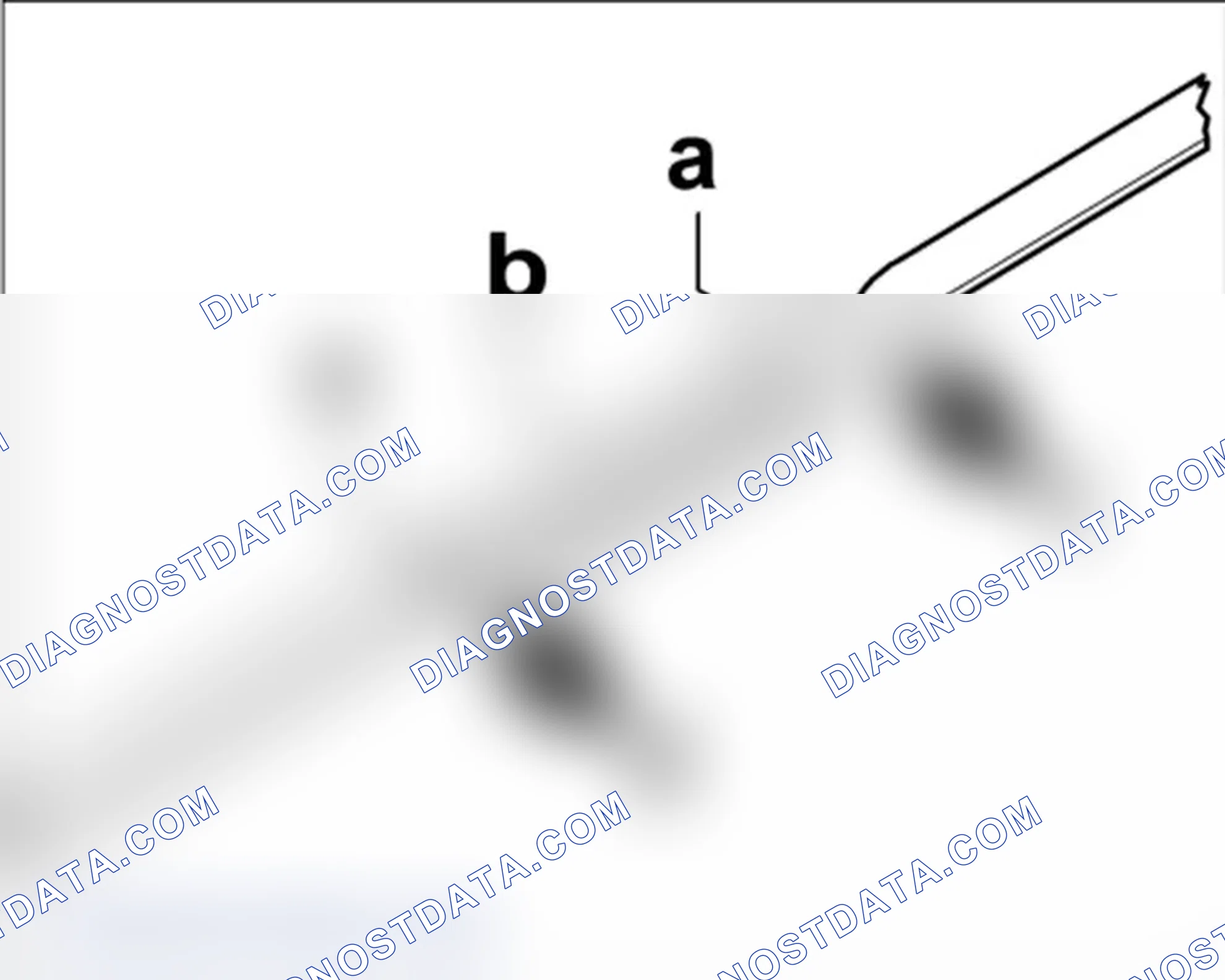 Scheme 5: Markings on the oil dipstick (checking engine oil level)