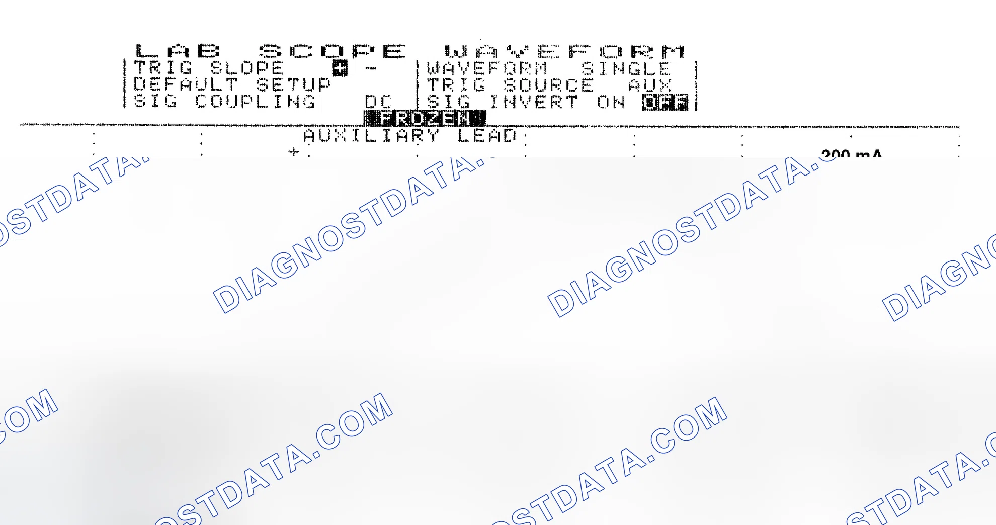 Scheme 13: Single Injector w/Normal Current Flow - Current Pattern