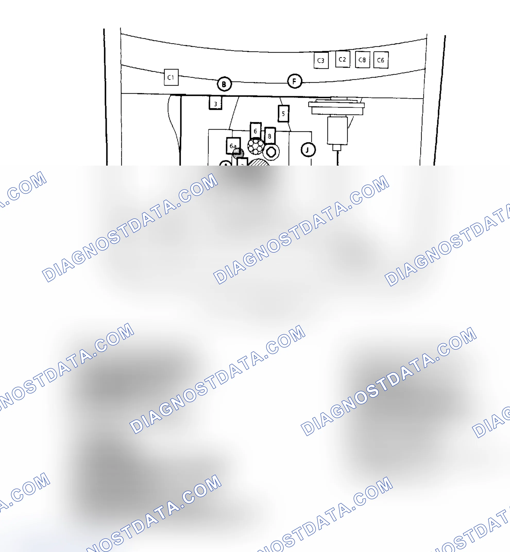 Scheme 146: Component Locations for "C/K" Series 4.3L