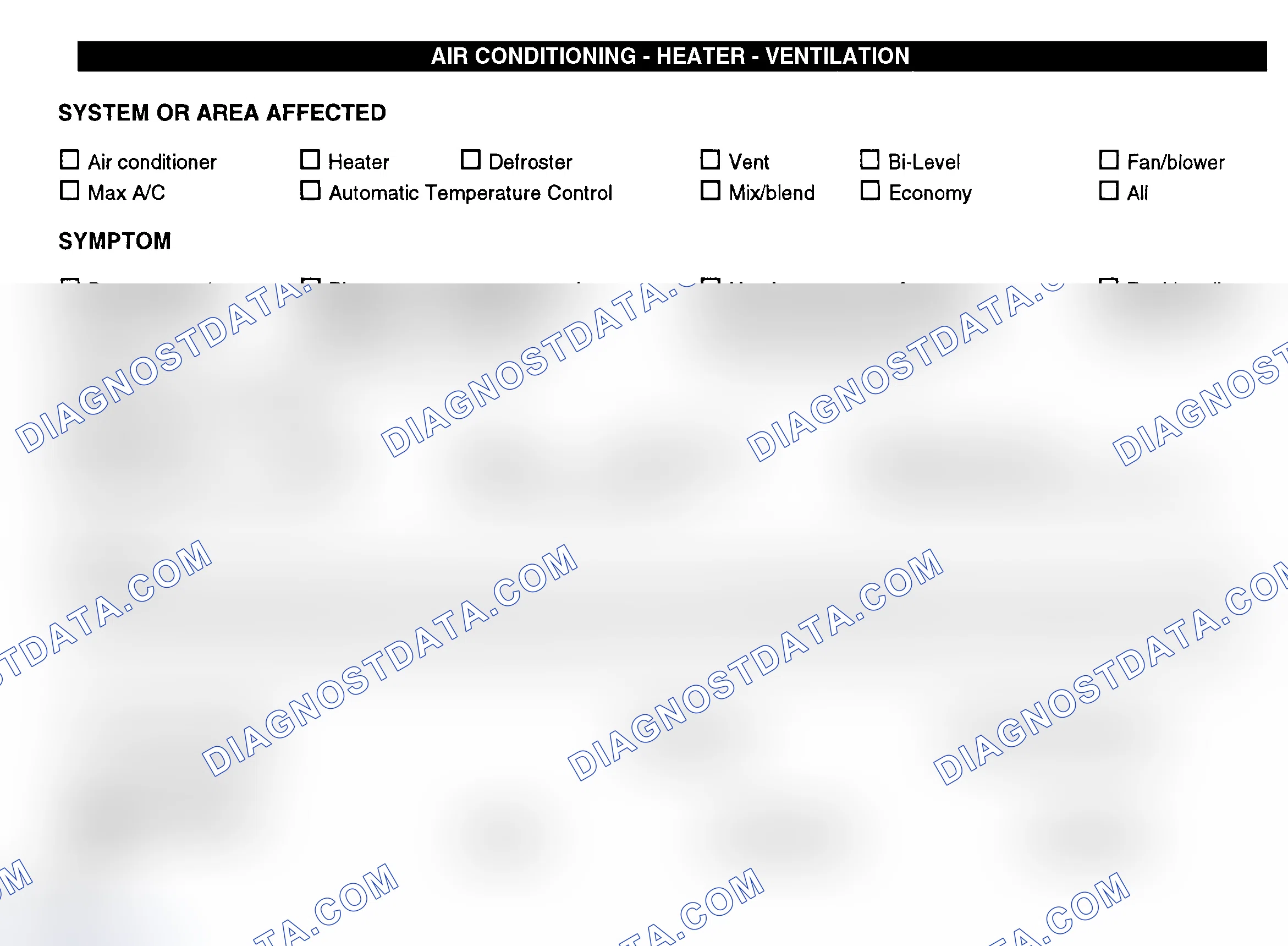 Scheme 8: Air Conditioning, Heater & Ventilation