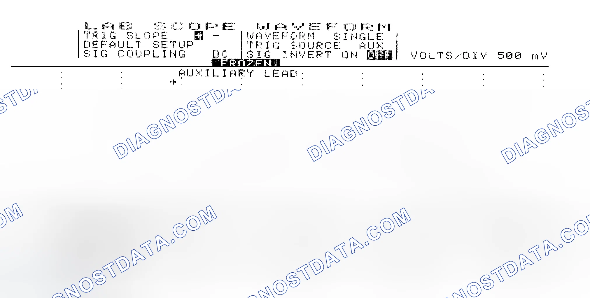 Scheme 14: Single Injector w/Excessive Current Flow - Current Pattern