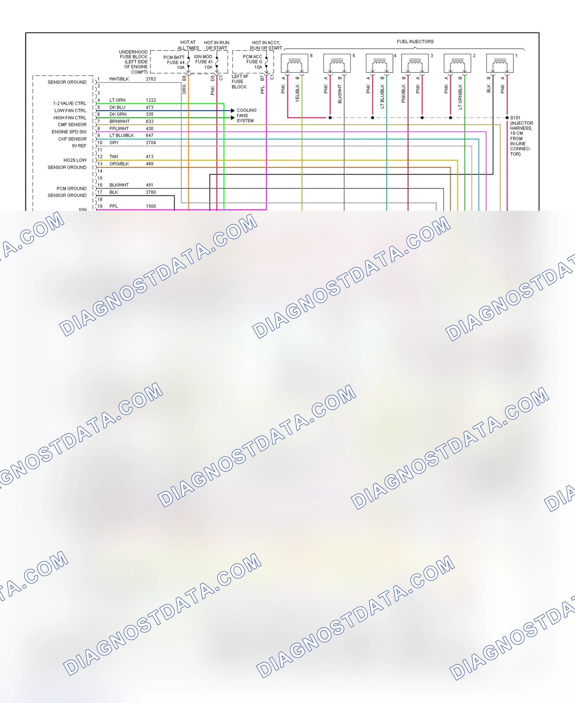 Scheme 179: PCM Wiring Diagram (Malibu - 3.1L - 1 Of 3)
