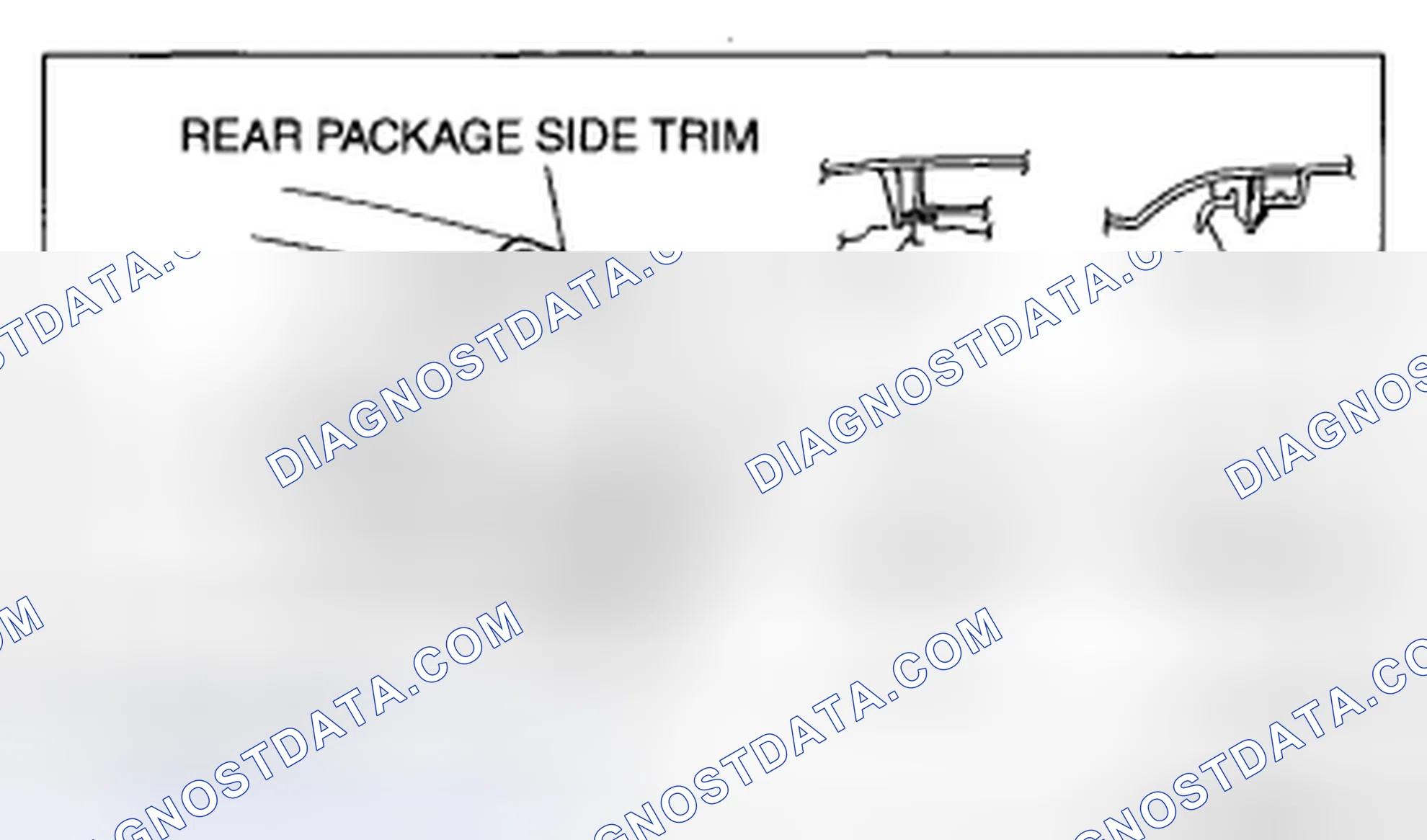 Scheme 63: REAR PACKAGE TRIM REMOVAL/INSTALLATION