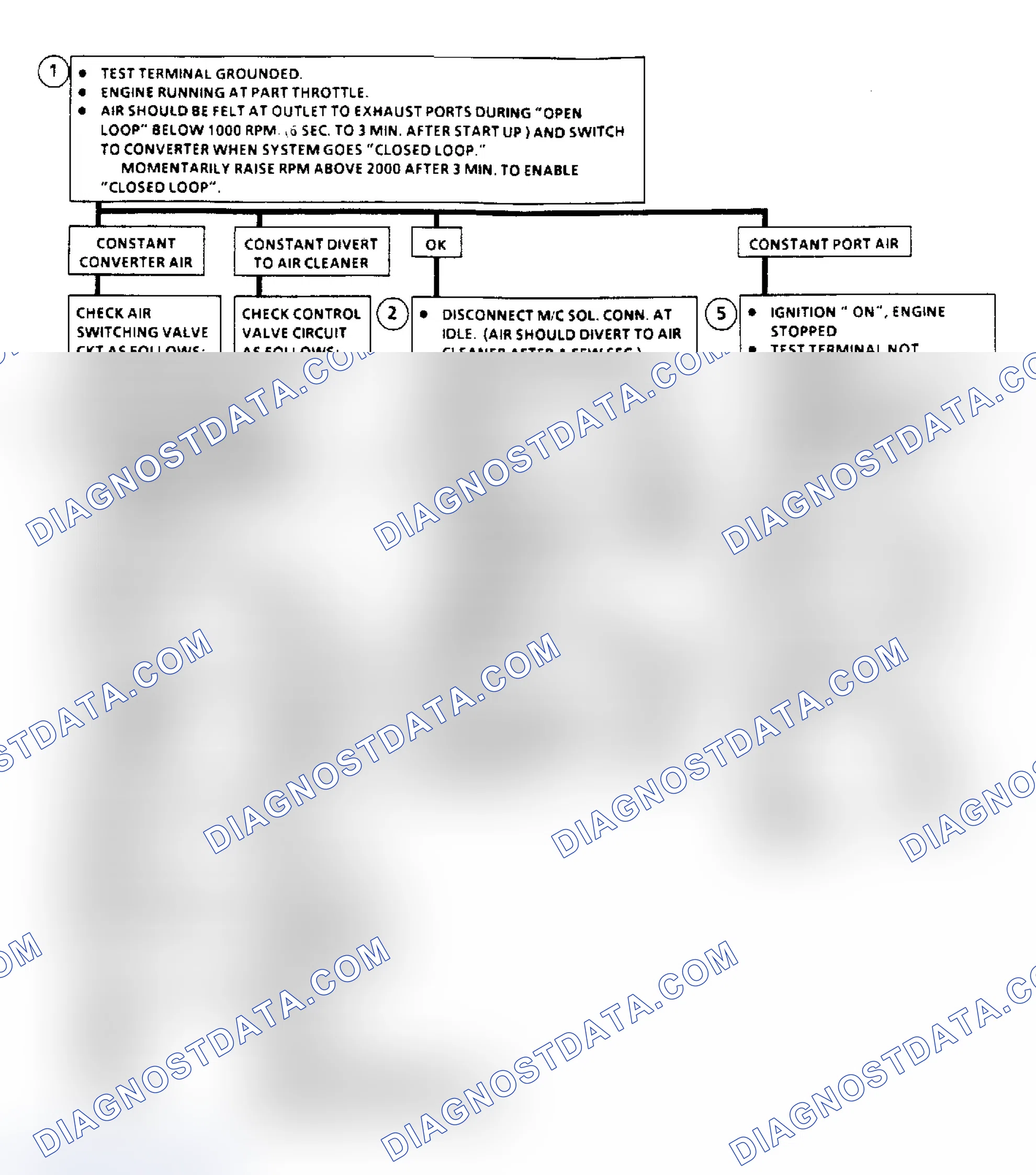 Scheme 91: Flow Chart C6A, Air Management Check