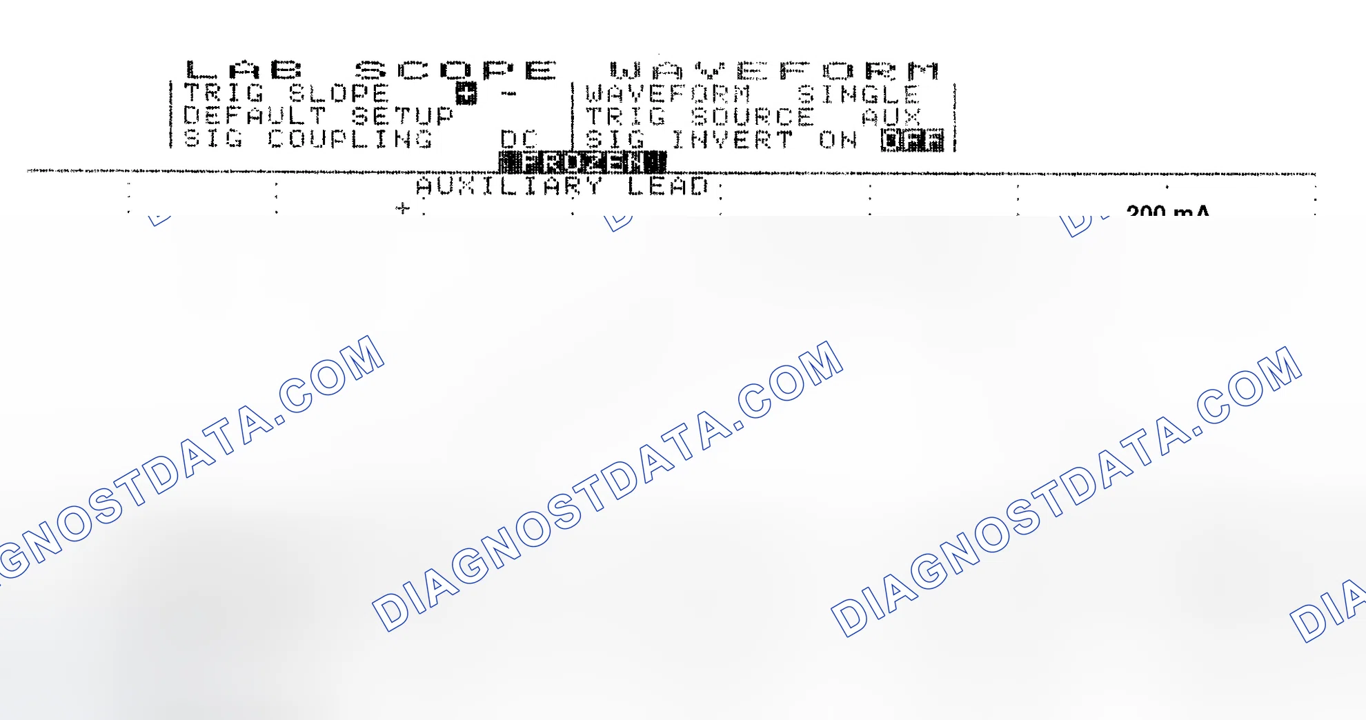 Scheme 13: Single Injector w/Normal Current Flow - Current Pattern