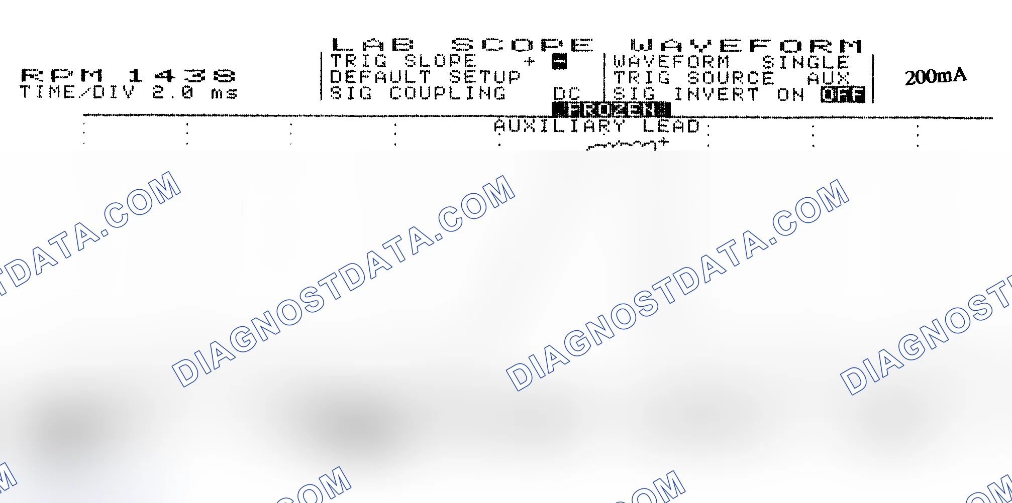 Scheme 15: Single Injector w/Normal Current Flow - Current Pattern