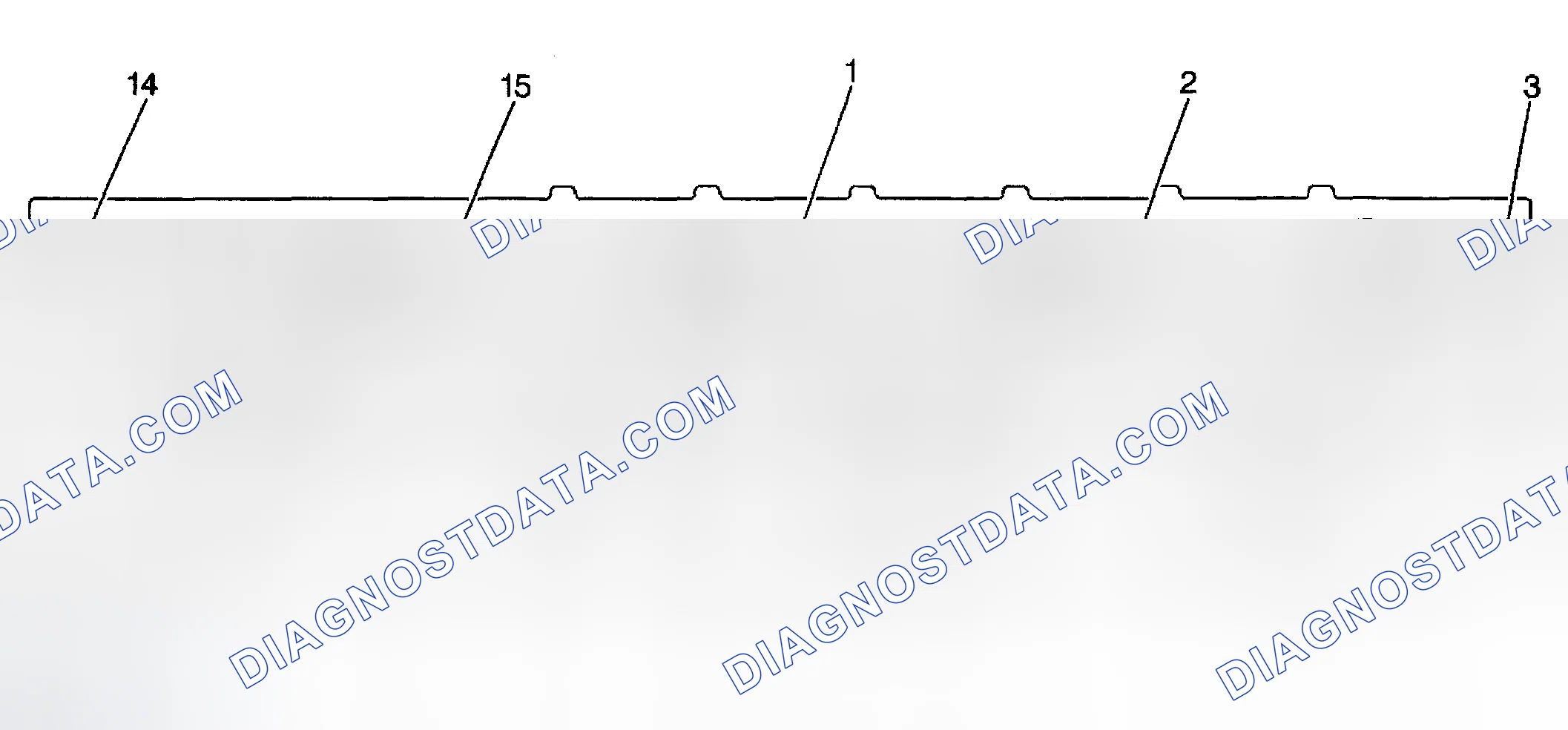 Scheme 62: Cylinder Head-Exhaust Manifold Deck View