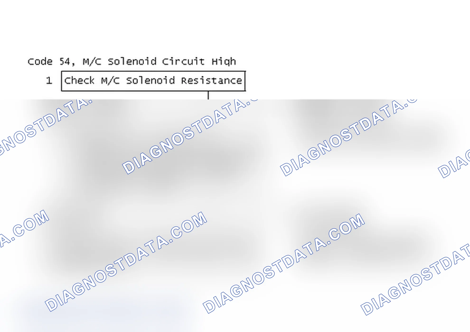 Scheme 149: Code 54, M/C Solenoid Circuit High