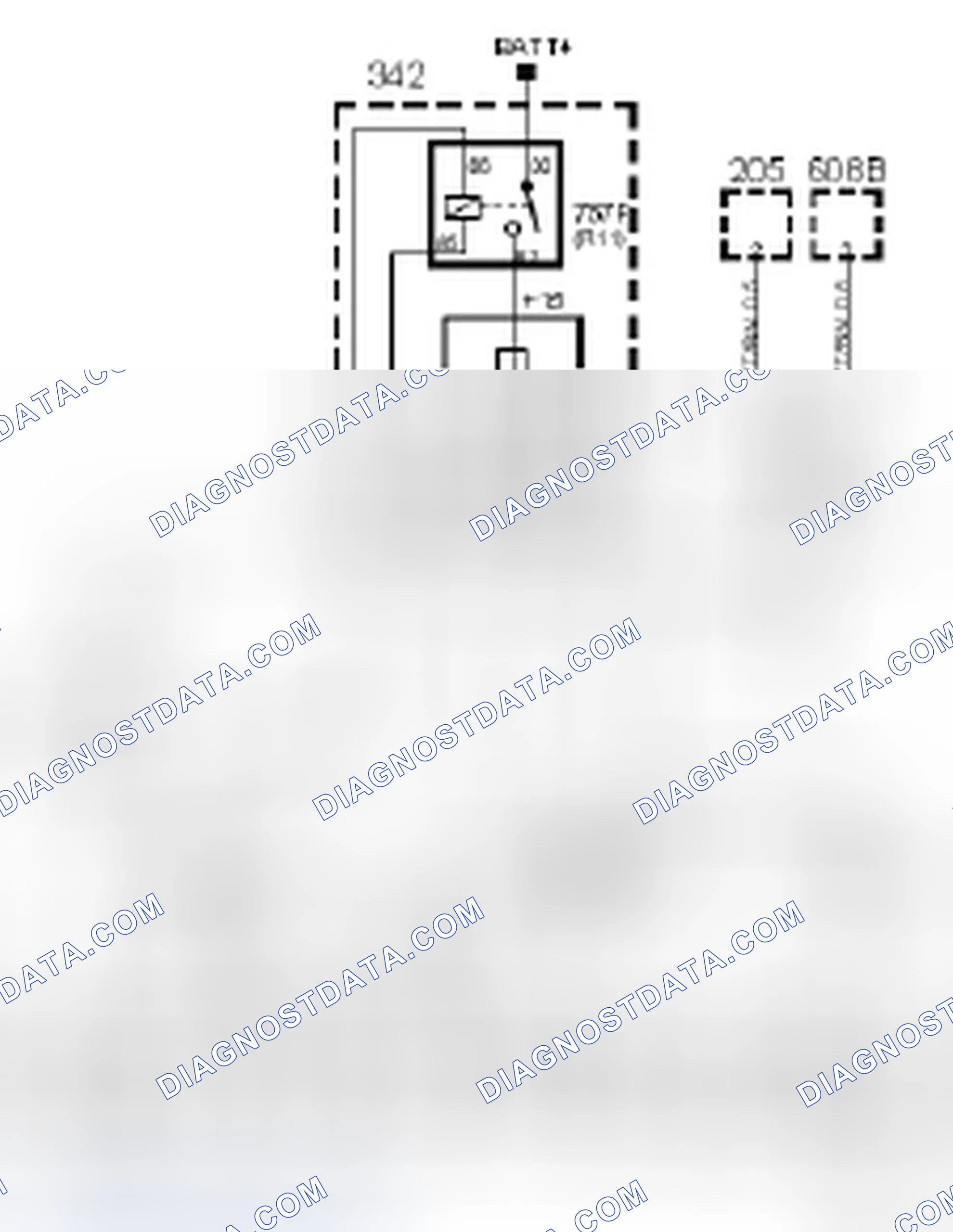 Scheme 415: Fuse 4, electrical center engine bay 342