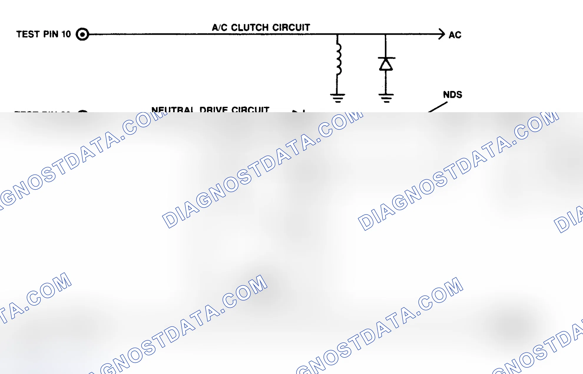 Scheme 115: Neutral Drive-A/C Input Circuit for Models with Auto. Trans.