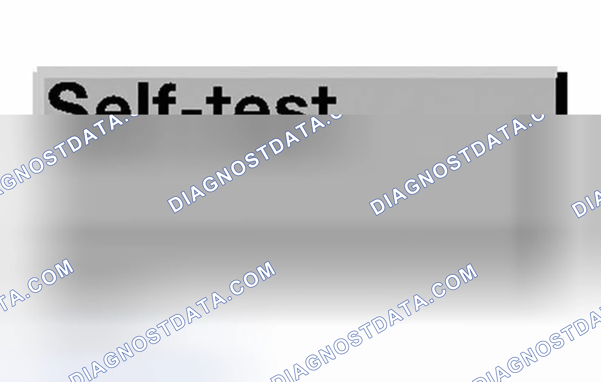 Scheme 570: Identifying Self Test