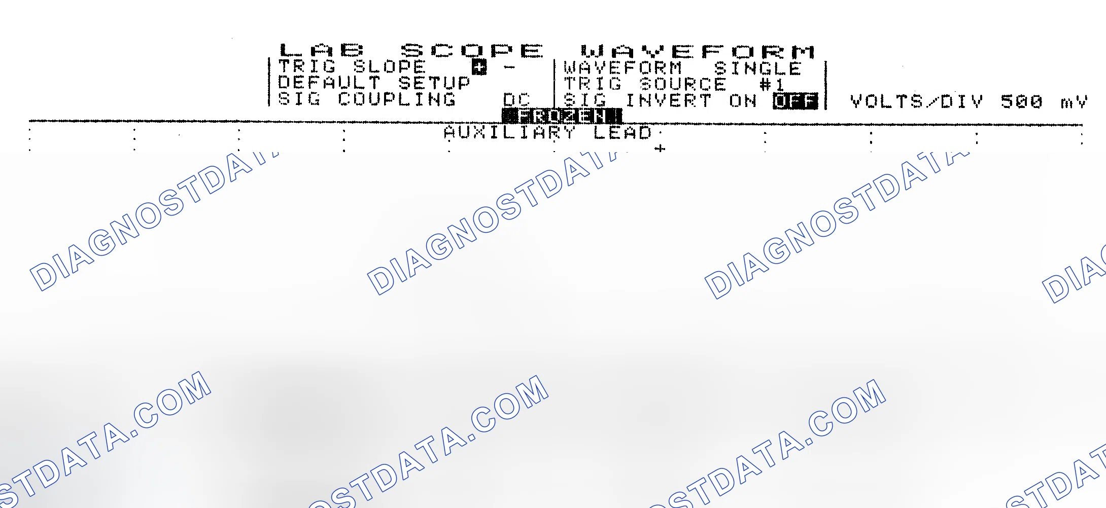 Scheme 10: Single Injector w/Excessive Current Flow - Current Pattern
