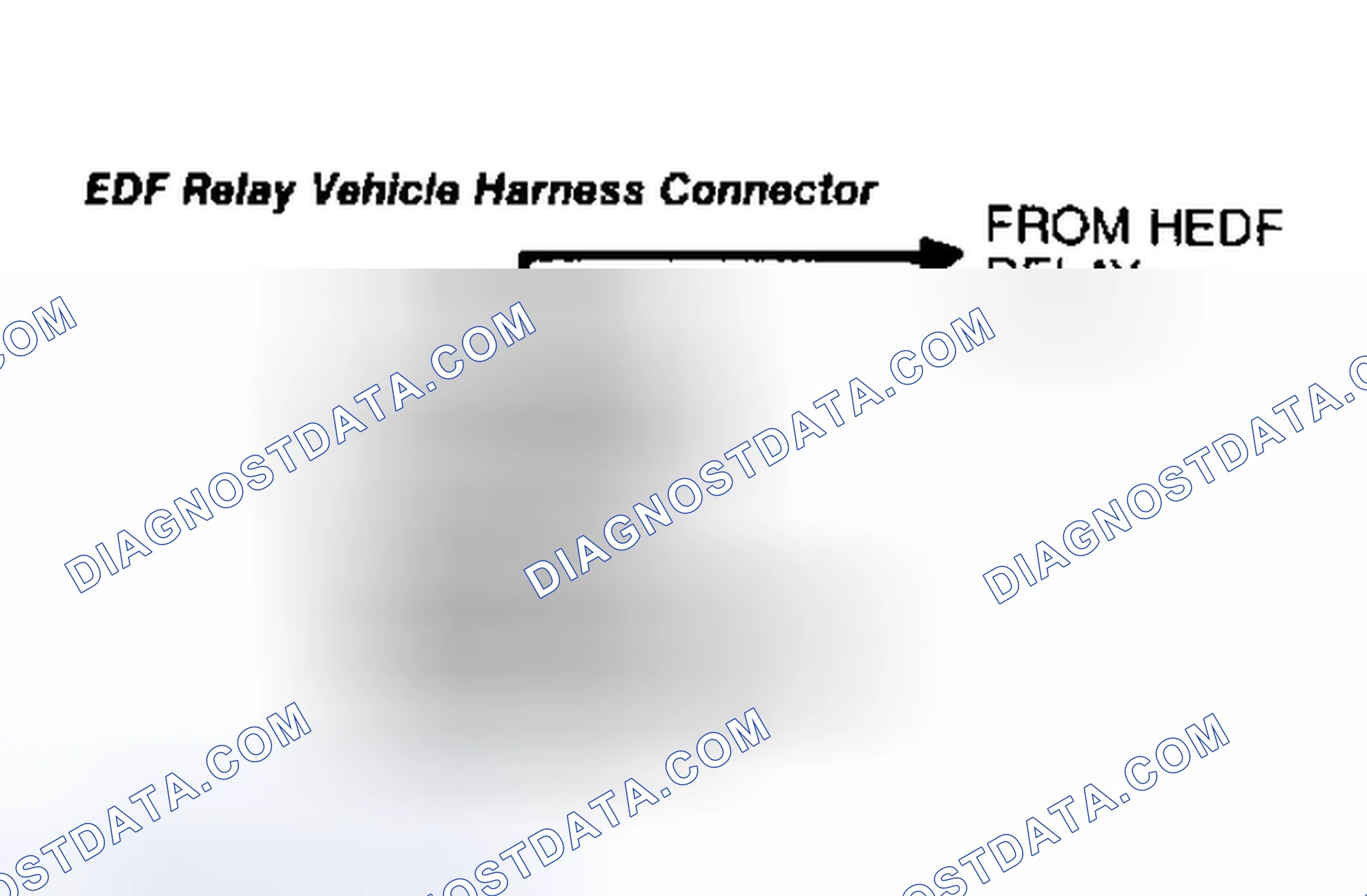 Scheme 73: EDF Relay Vehicle Harness Connector