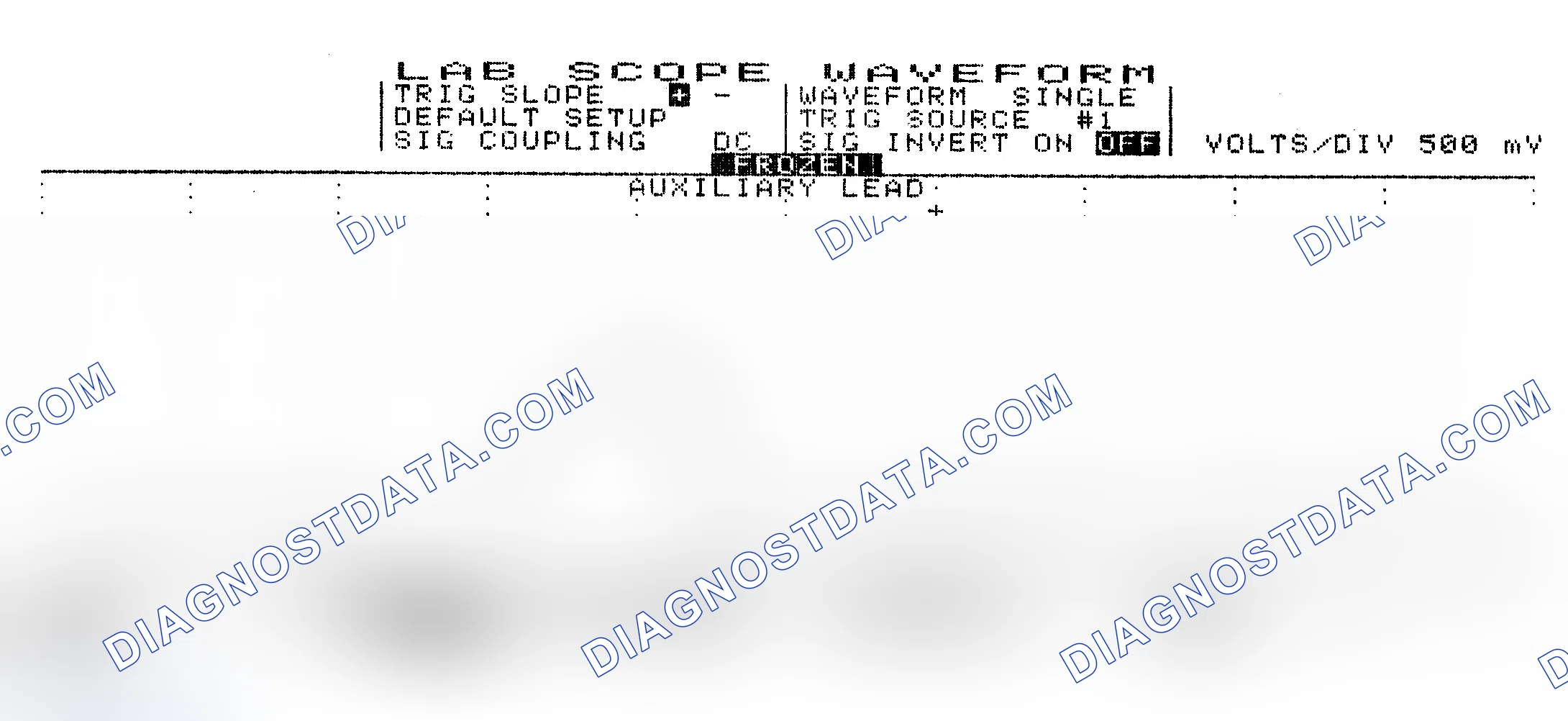 Scheme 10: Single Injector w/Excessive Current Flow - Current Pattern