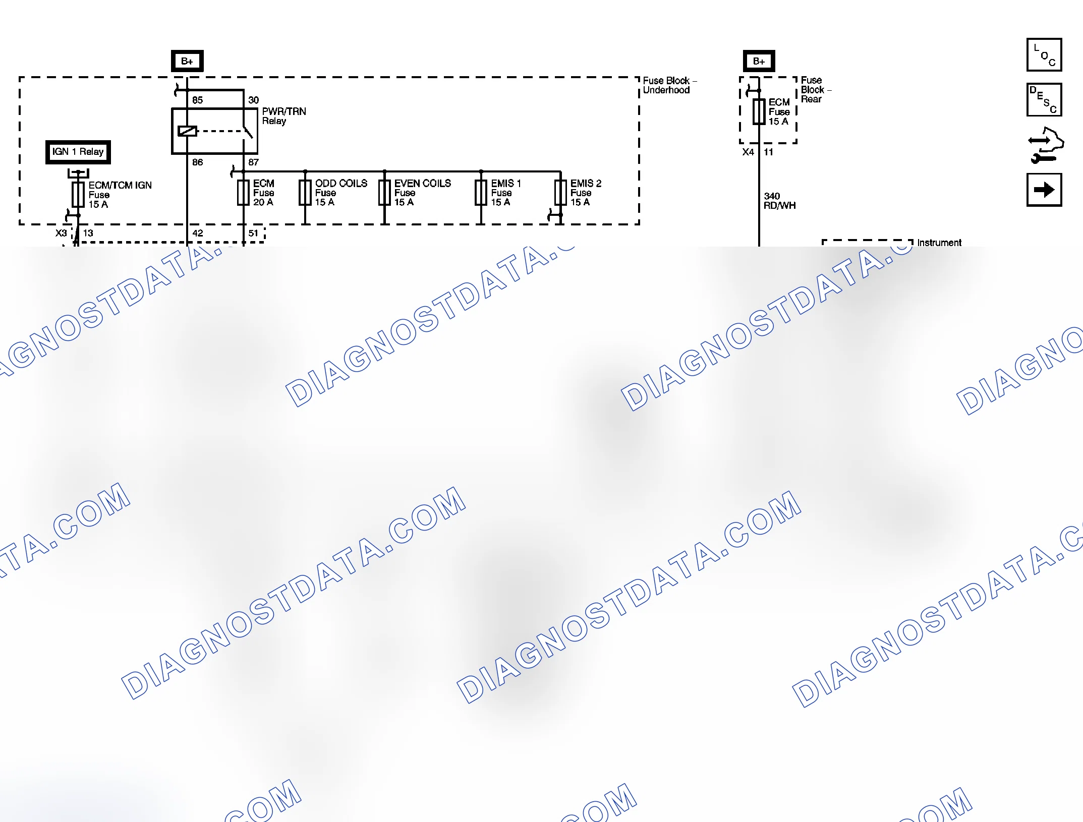 Scheme 13: Engine Controls Schematics (LF1)