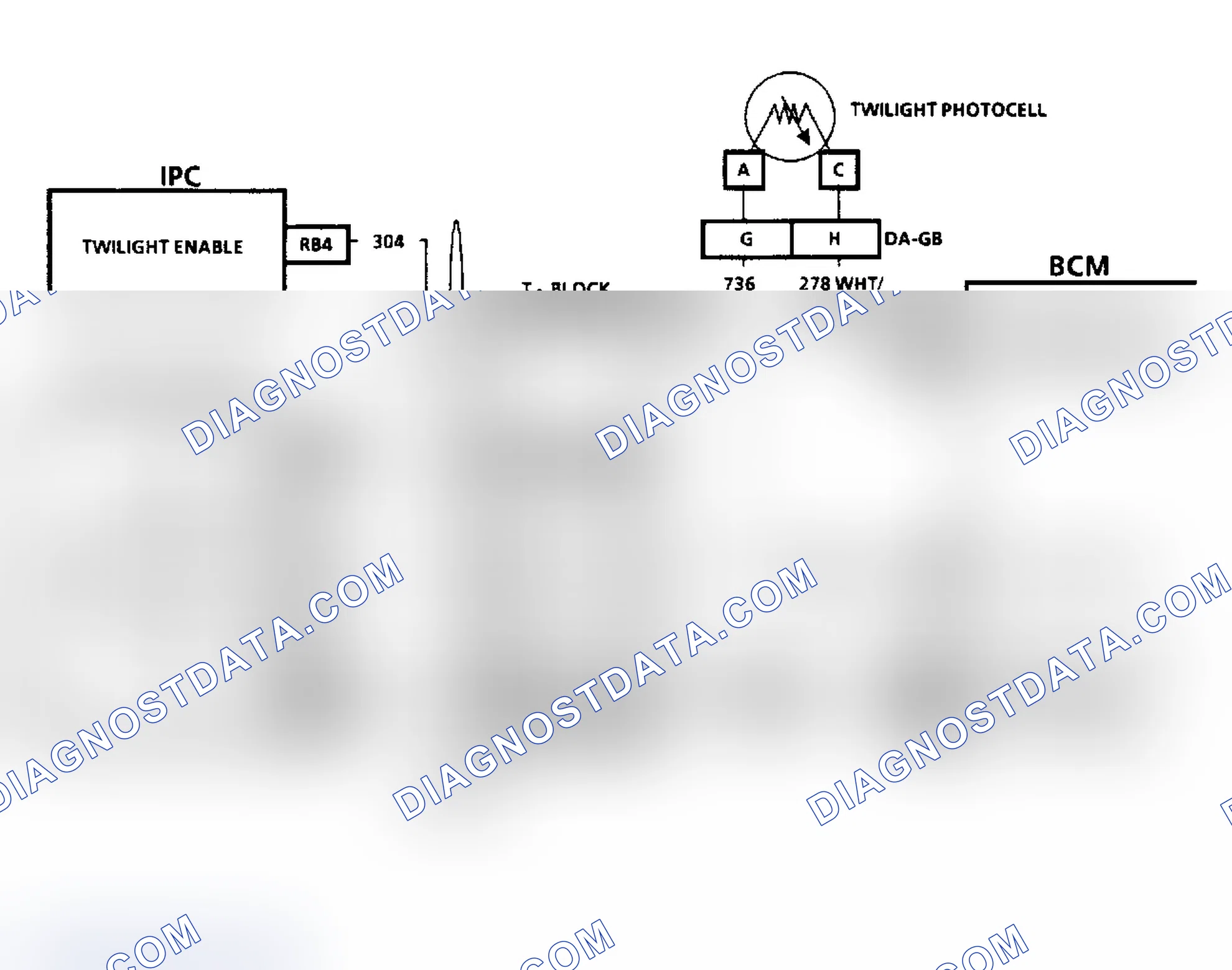 Scheme 47: Code B119 Schematic, Twilight Photocell Circuit