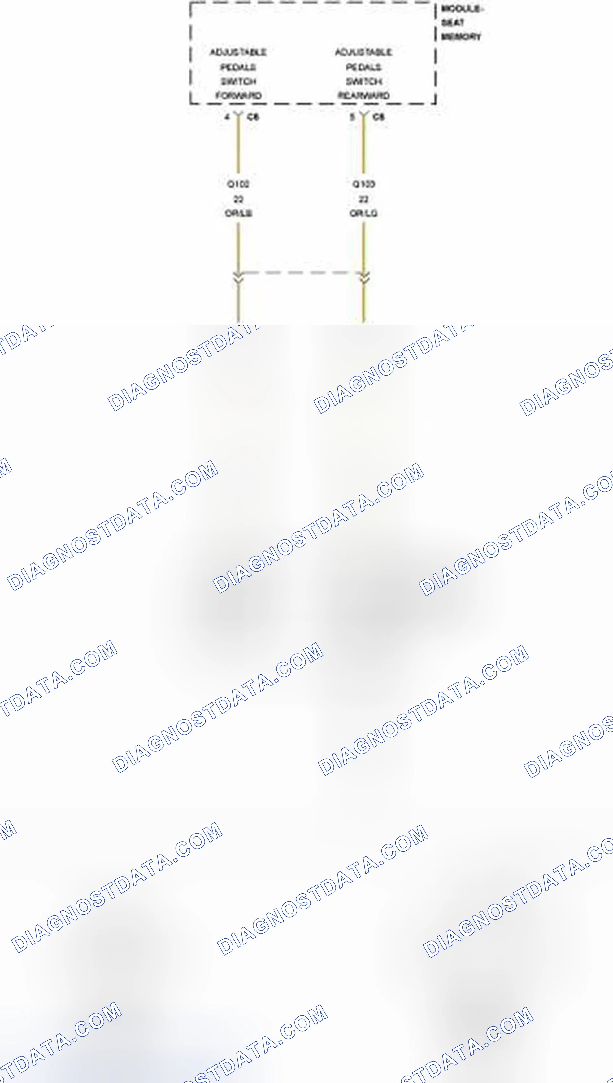 Scheme 180: B1D5C-ADJUSTABLE PEDAL SWITCH CIRCUIT STUCK FORWARD