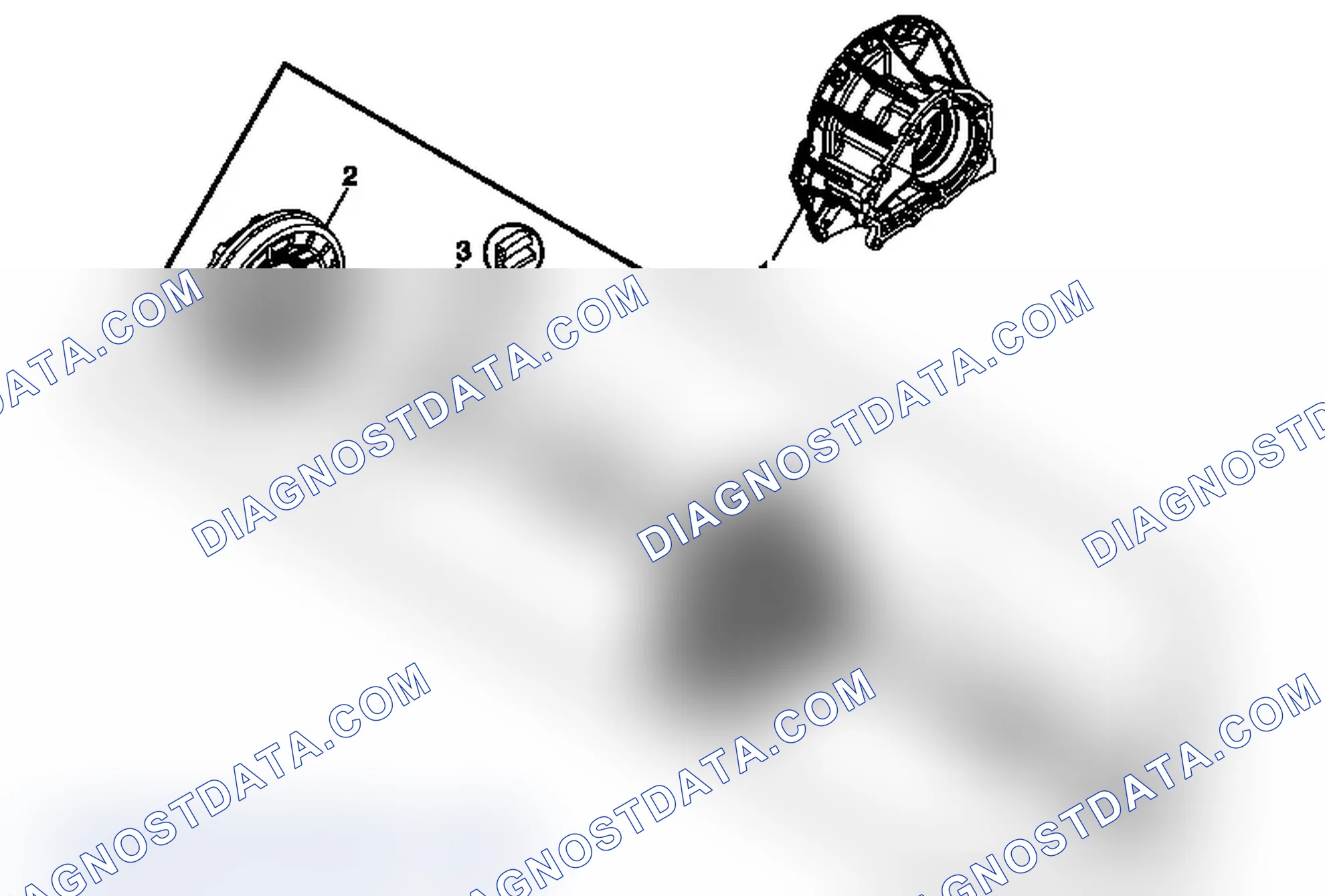 Scheme 542: Low and Reverse Clutch Housing Assembly, 4WD