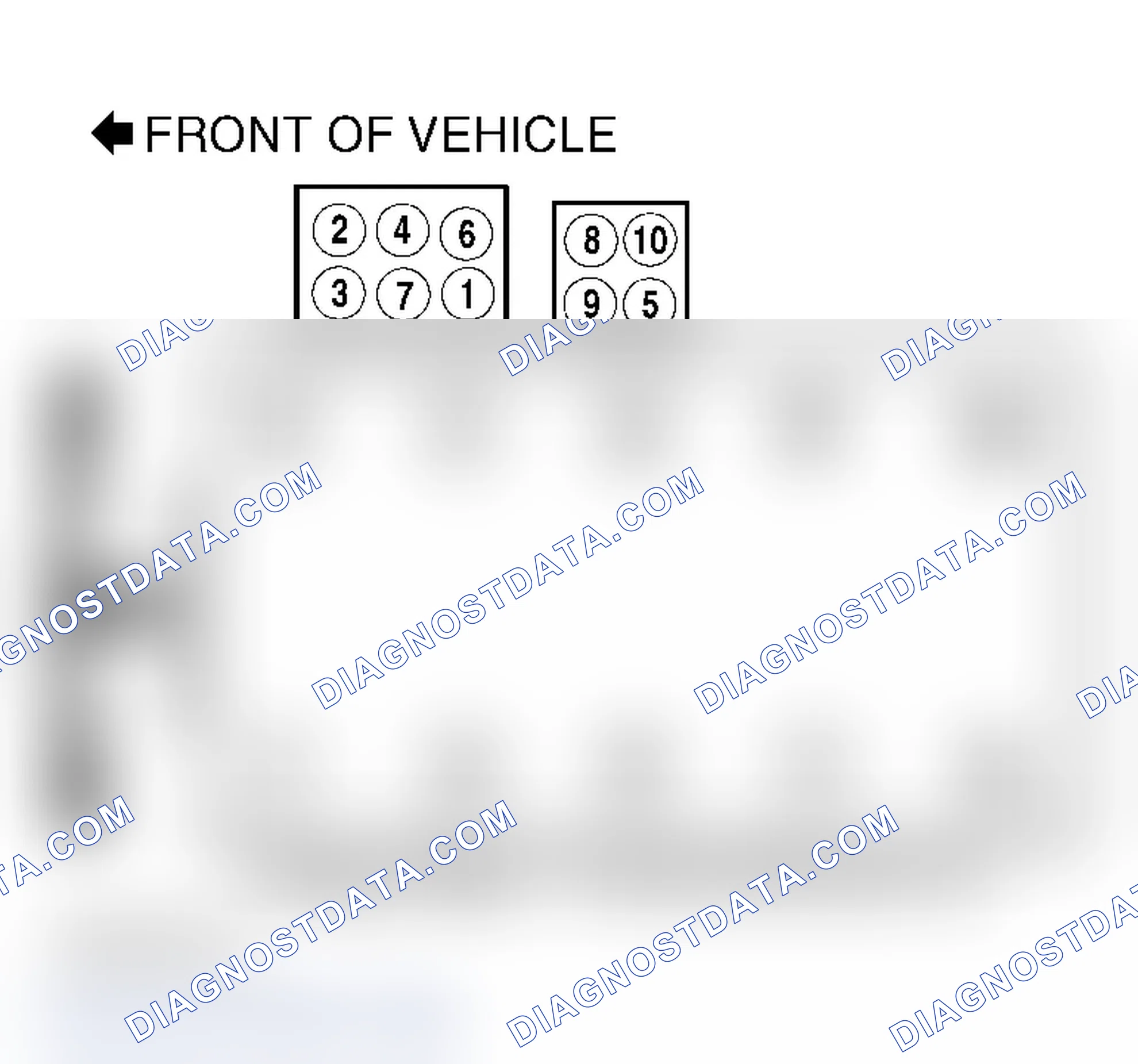 Scheme 8: Firing Order 8.0L V10 (Ram Pickup)