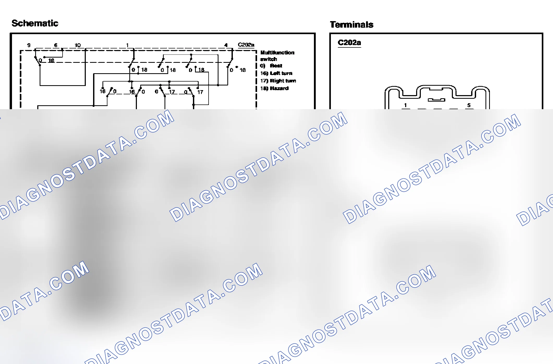 Scheme 11: Multifunction Switch, Turn Portion