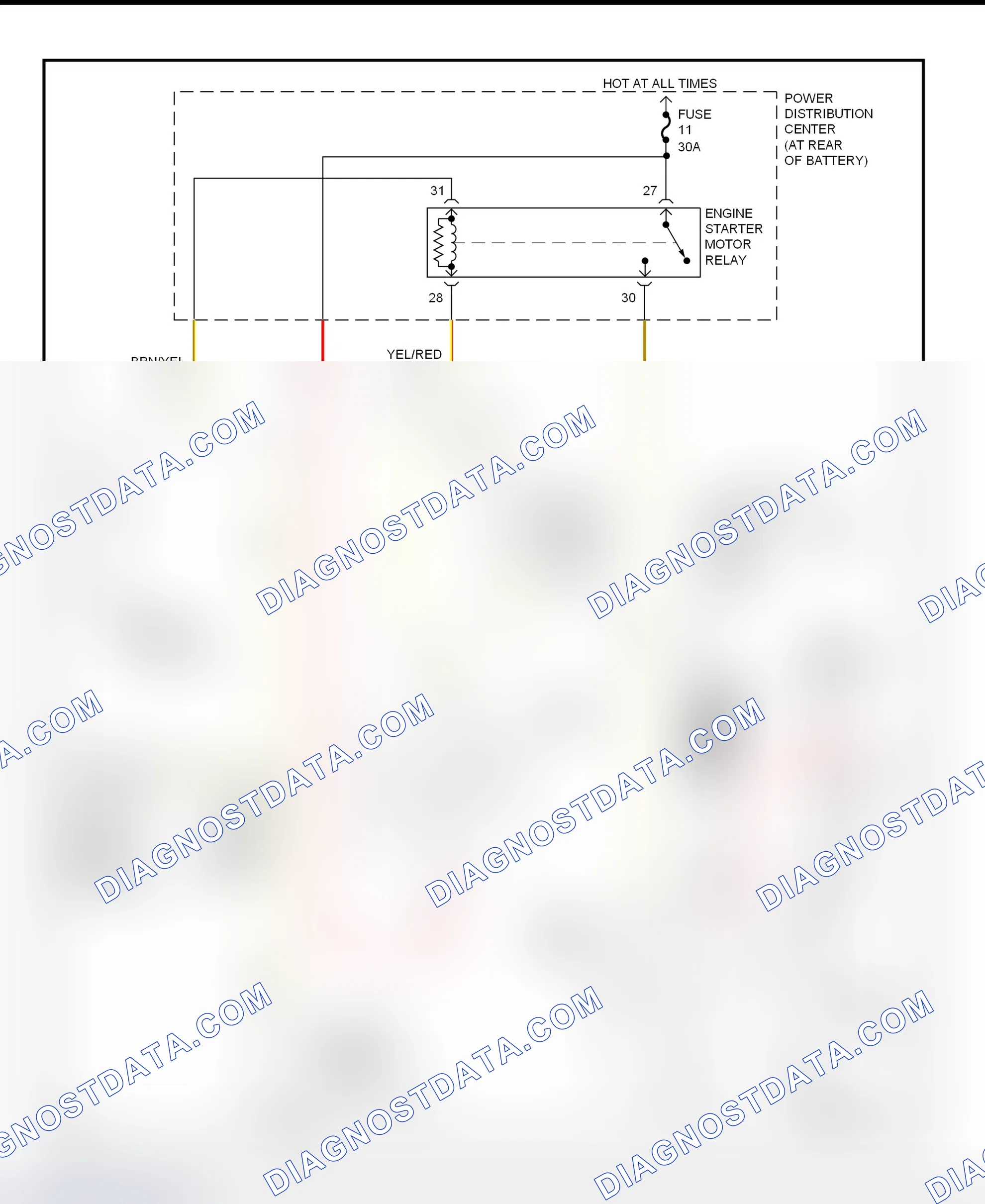 Fig. 9: Starting System Wiring Diagram (Neon)