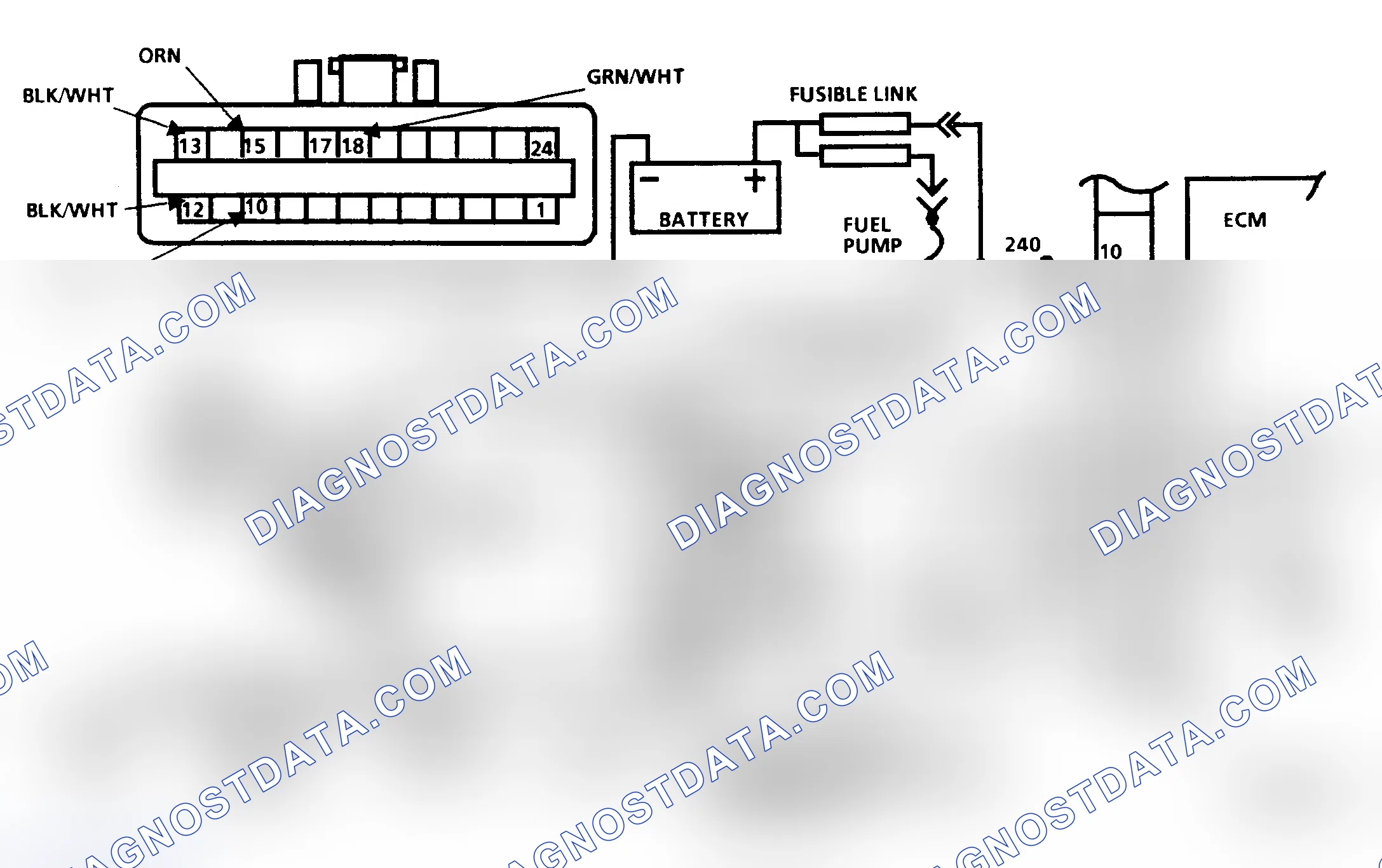 Scheme 82: Chart A5 Schematic, Fuel System Diagnosis