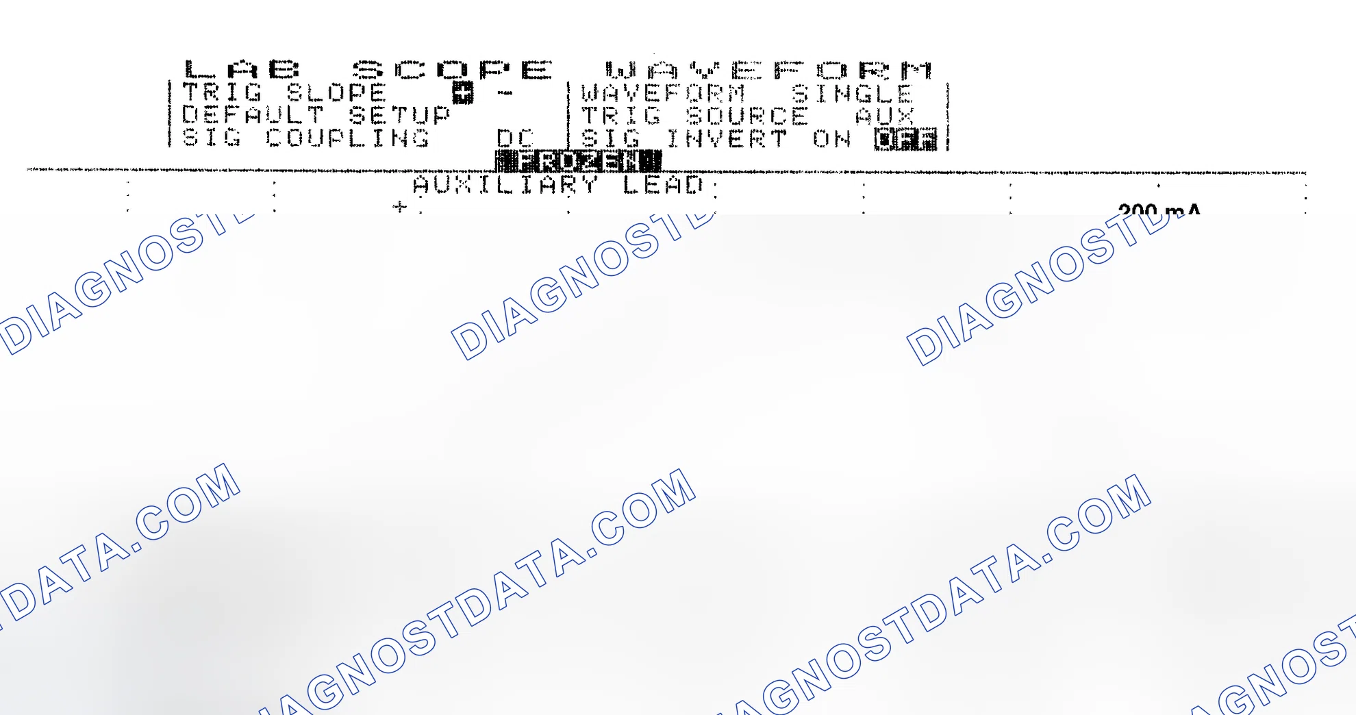 Scheme 13: Single Injector w/Normal Current Flow - Current Pattern